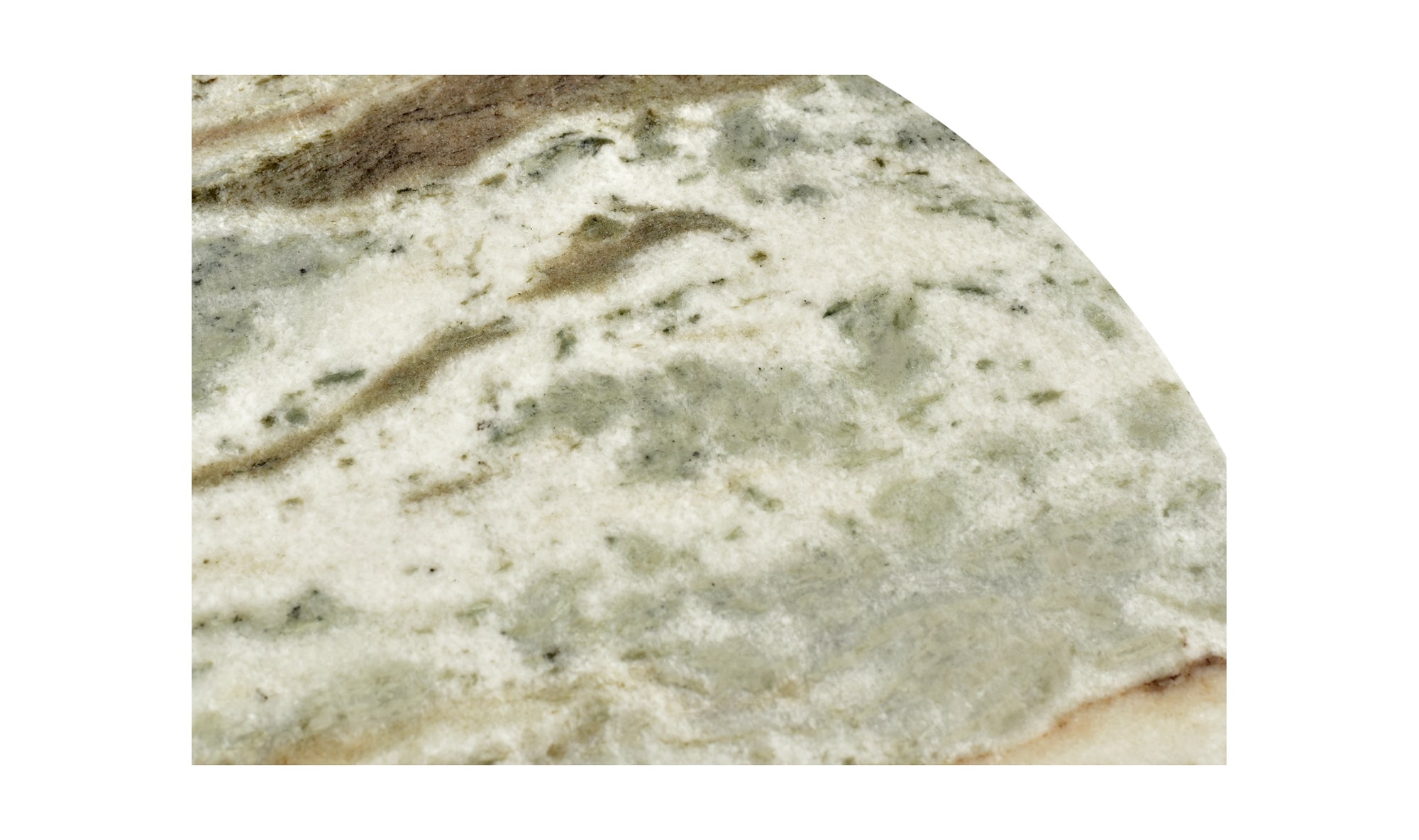 Brinley Marble Accent Table Light Brown