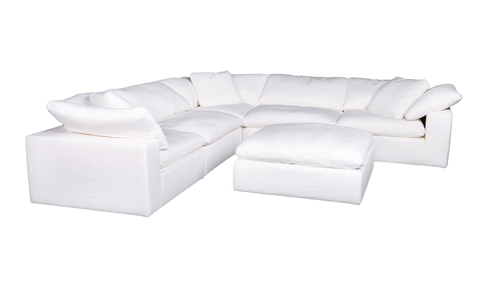 Clay Modular Sectional White