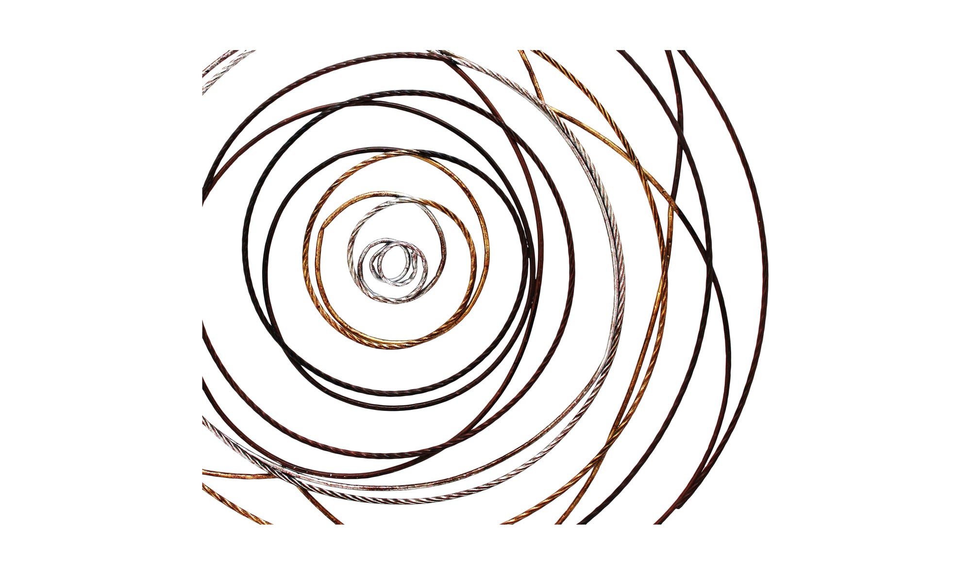 Iron Braid Wall Décor Mulitcolor