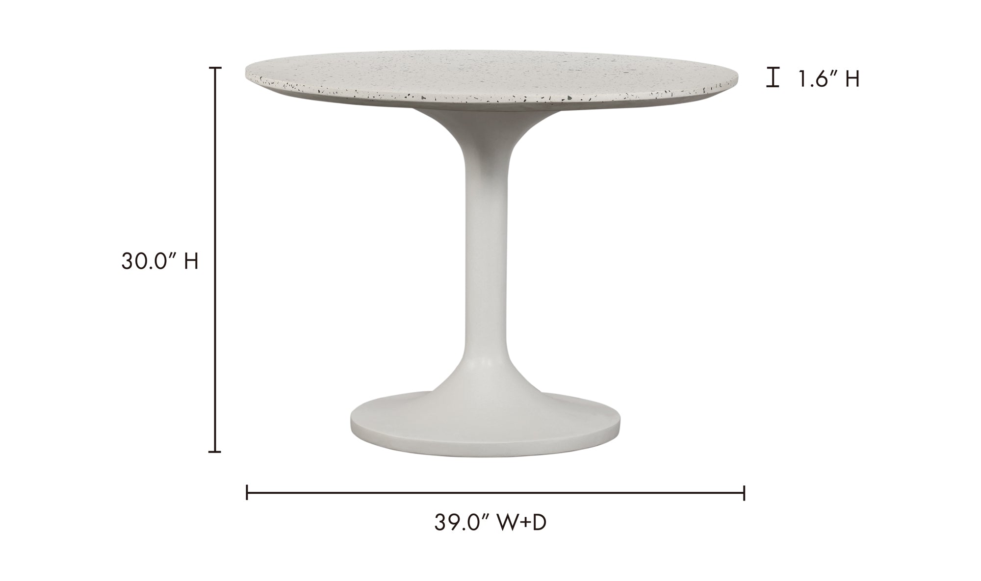 Tuli Café Table Light Grey