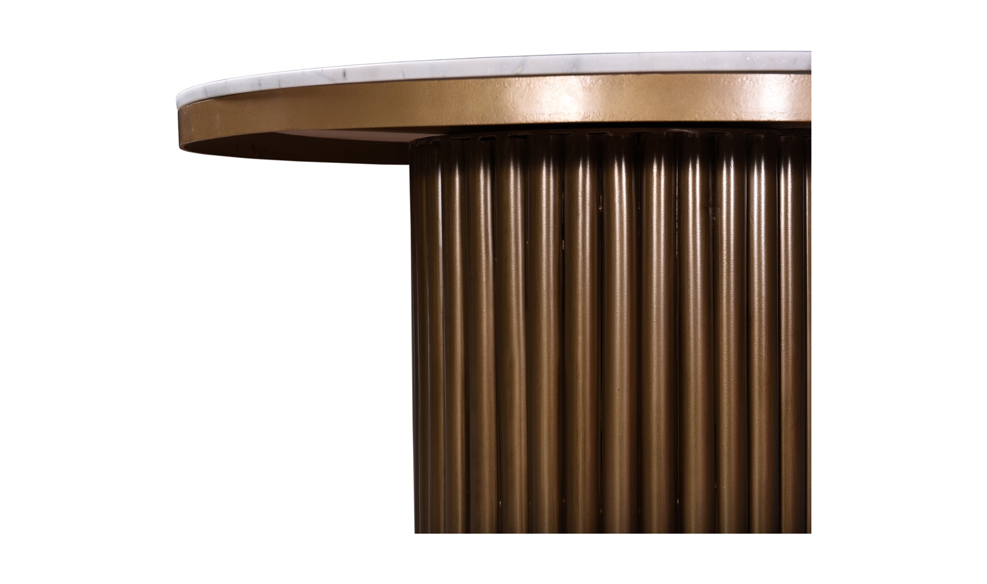 Tower Dining Table Black Marble