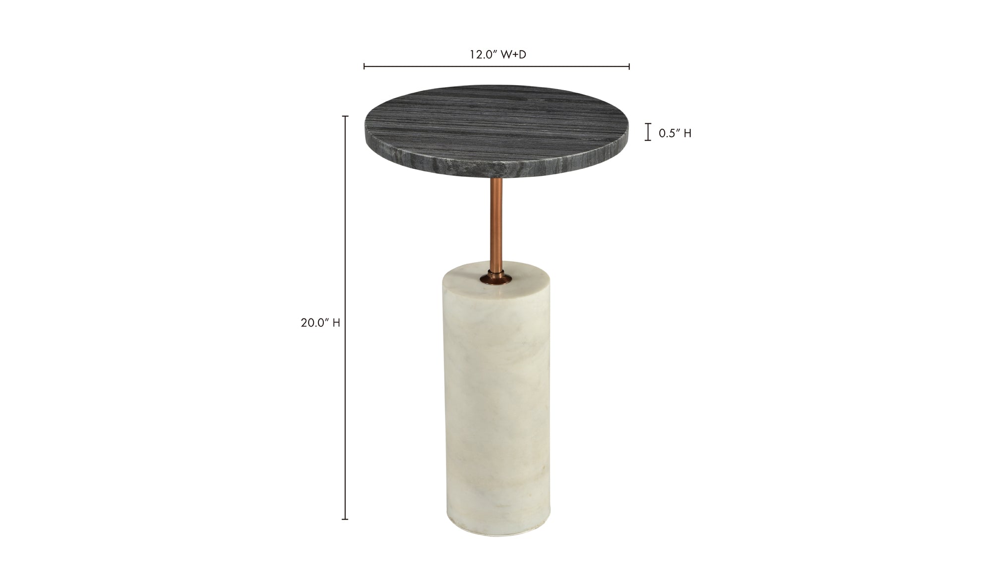 Dusk Accent Table Black