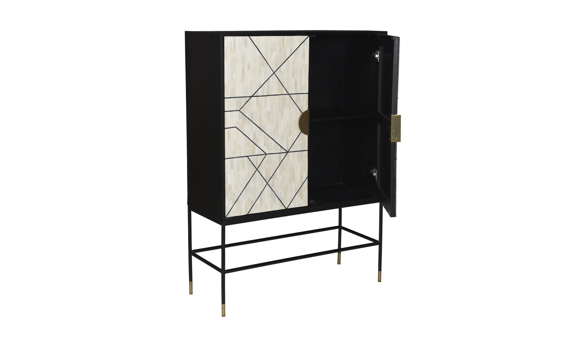 Shaws Cabinet Cream and Black