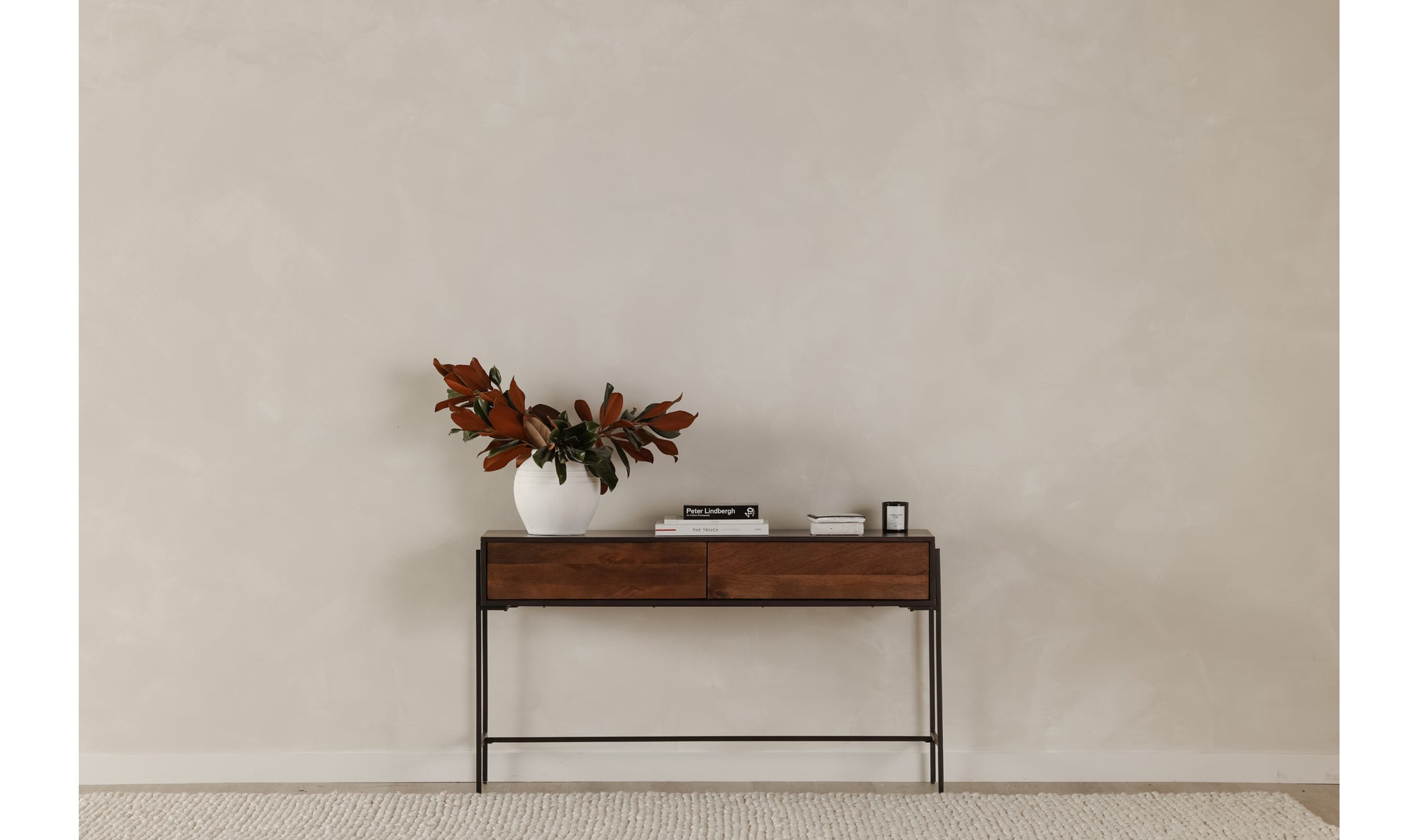 Tobin Console Table Light Brown