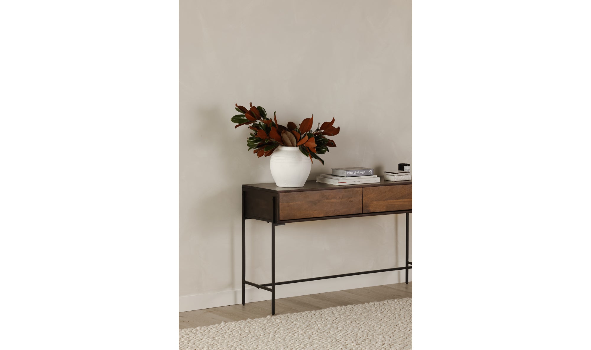 Tobin Console Table Light Brown