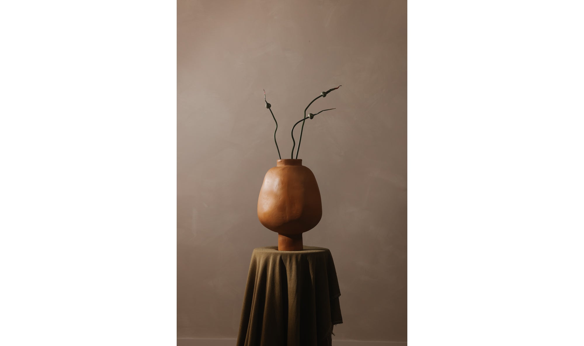 Oma Decorative Vessel Beige