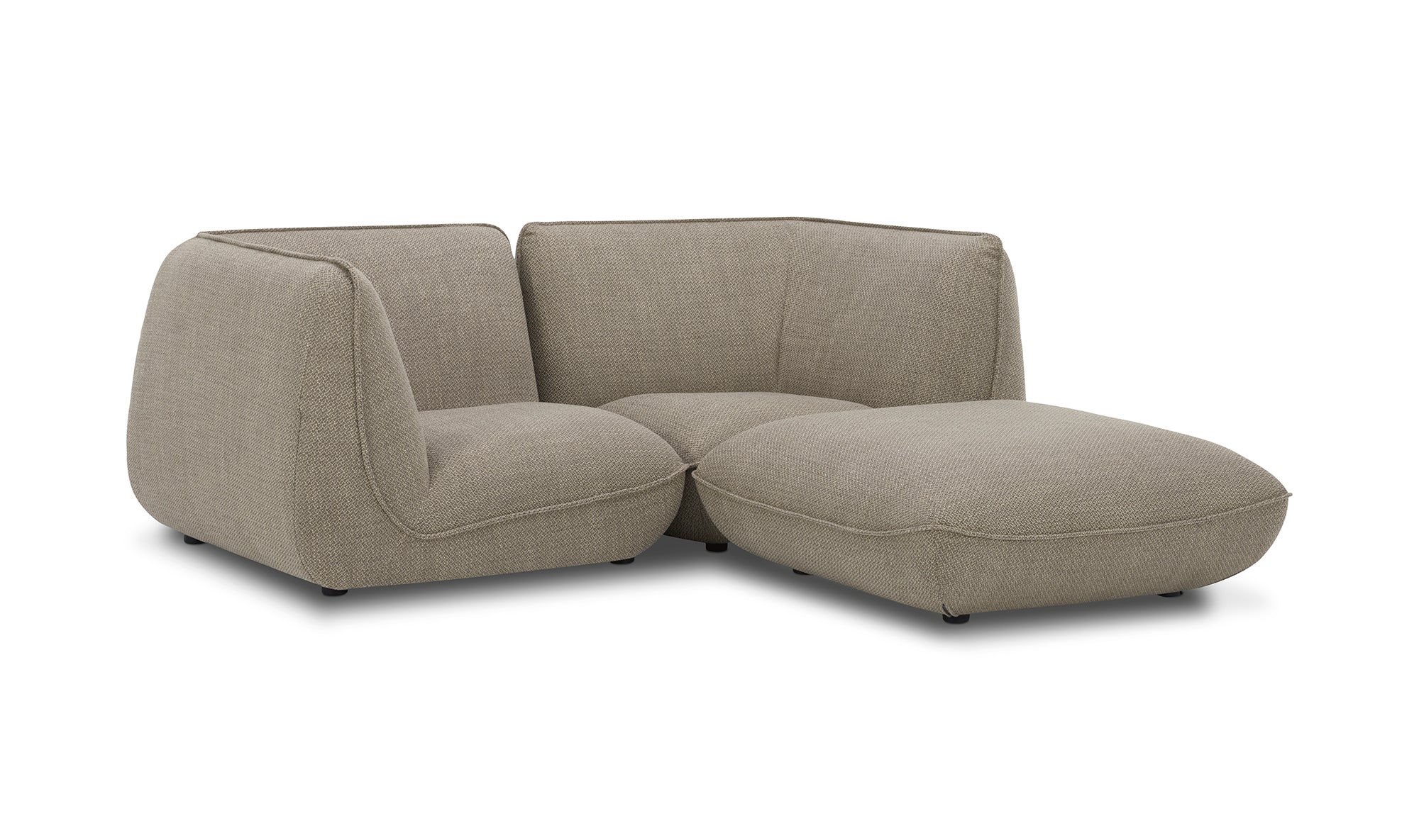 Zeppelin Nook Modular Sectional Speckled Pumice