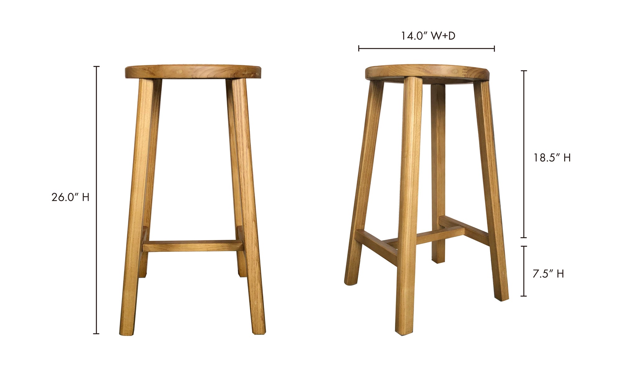 Mcguire Counter Stool Natural