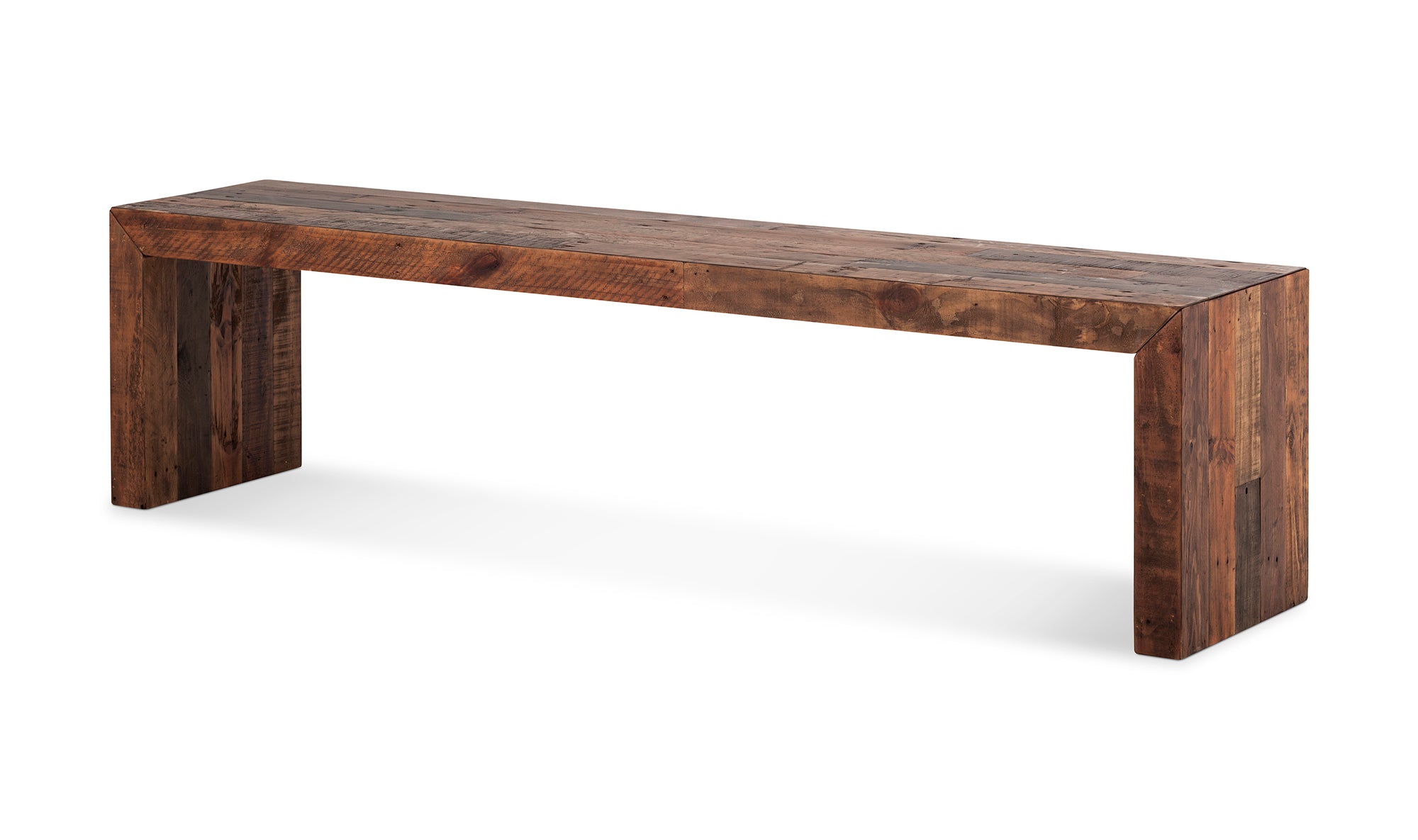 Vintage Large Bench Light Brown