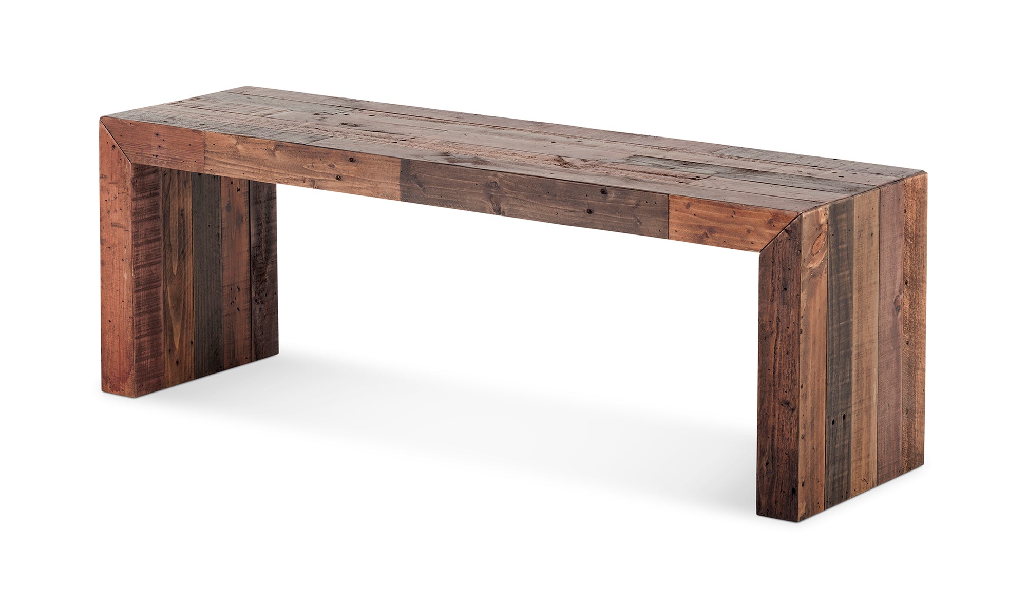 Vintage Small Bench Light Brown