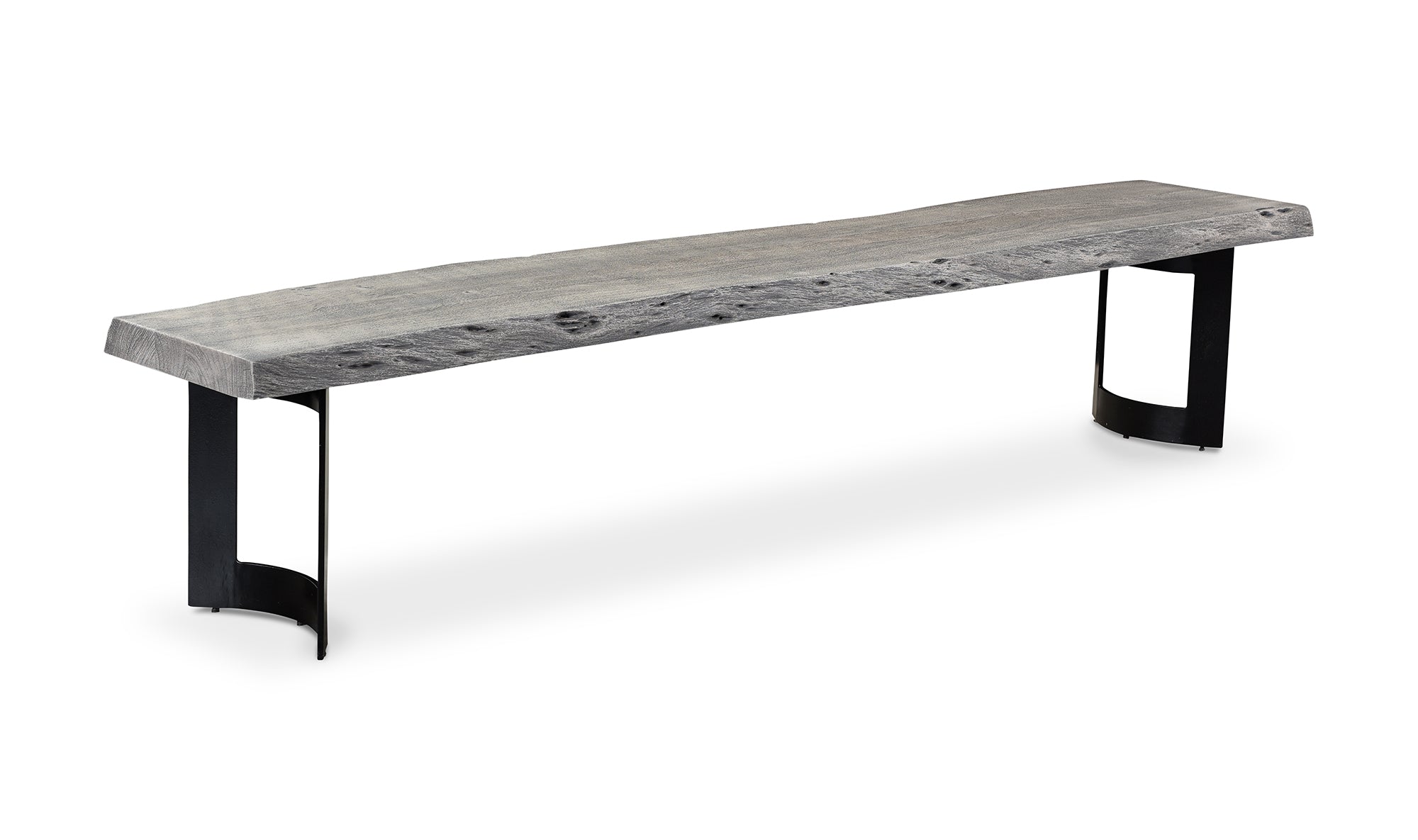 Bent Bench Small Grey