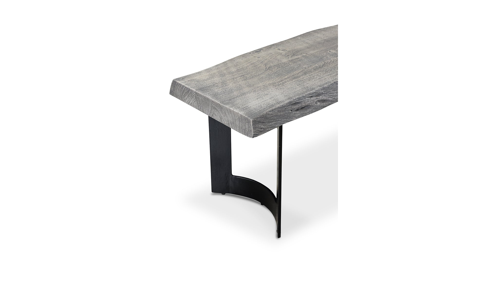 Bent Bench Small Grey