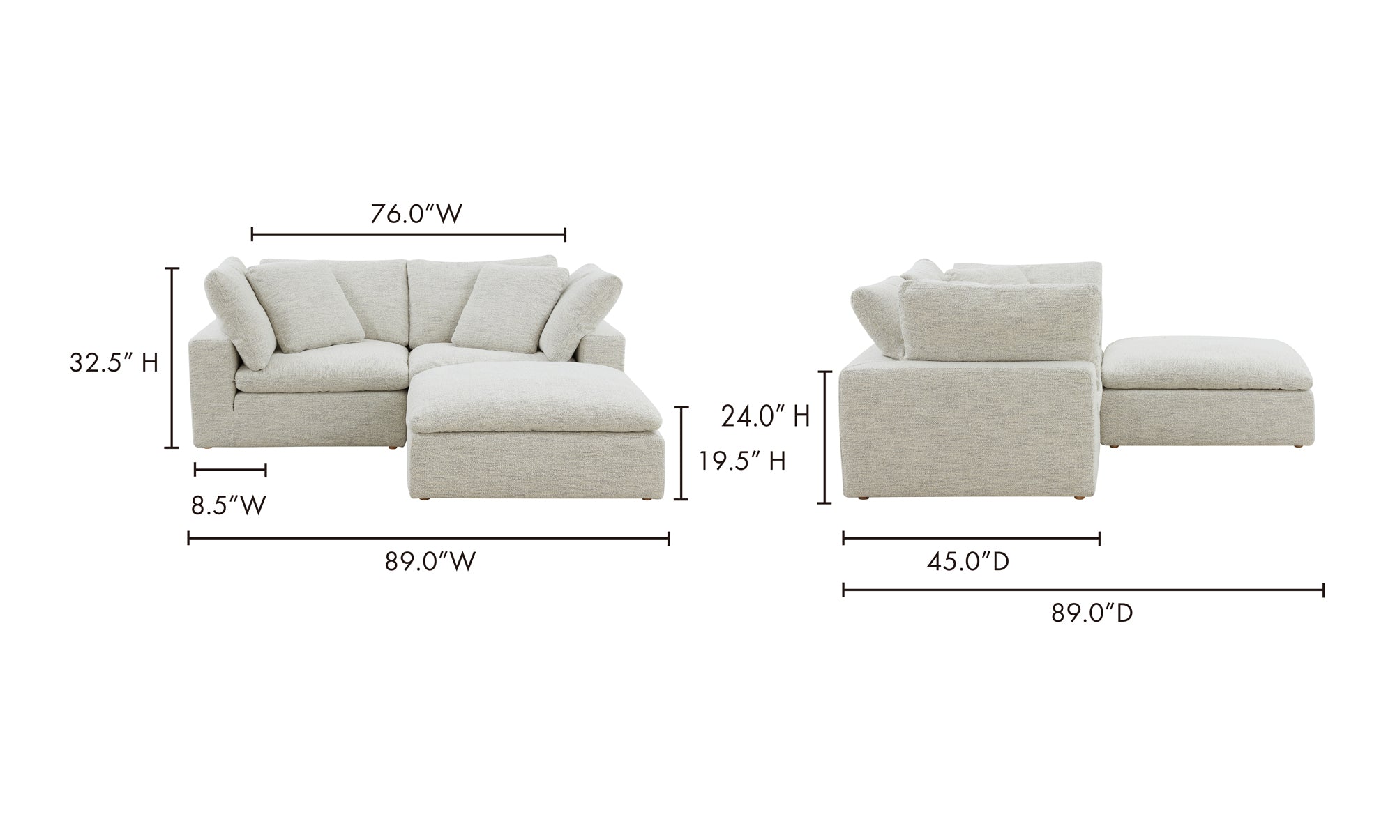 Clay Nook Modular Sectional