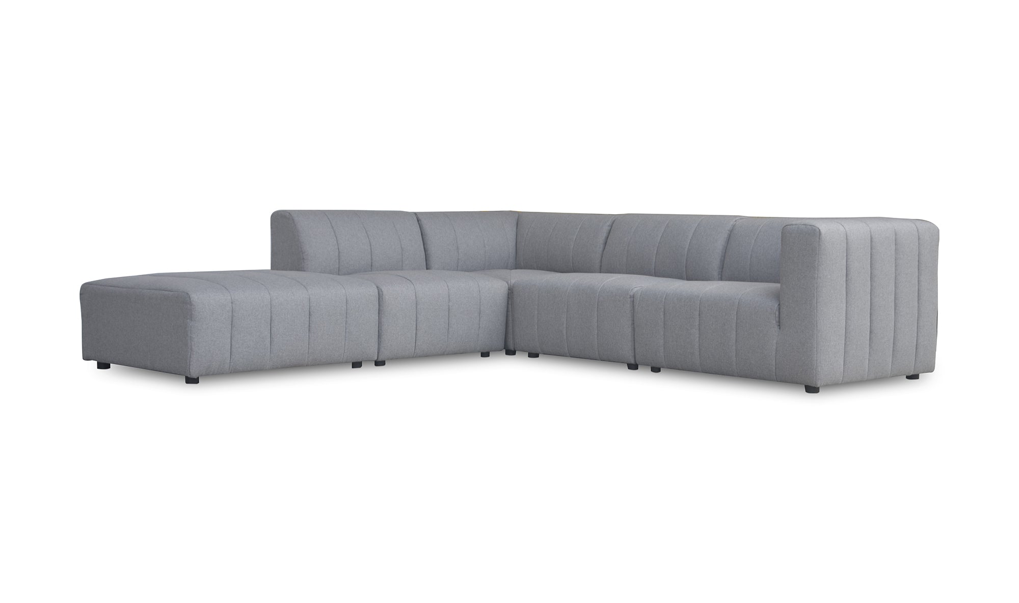 Lyric Dream Modular Sectional Left Grey