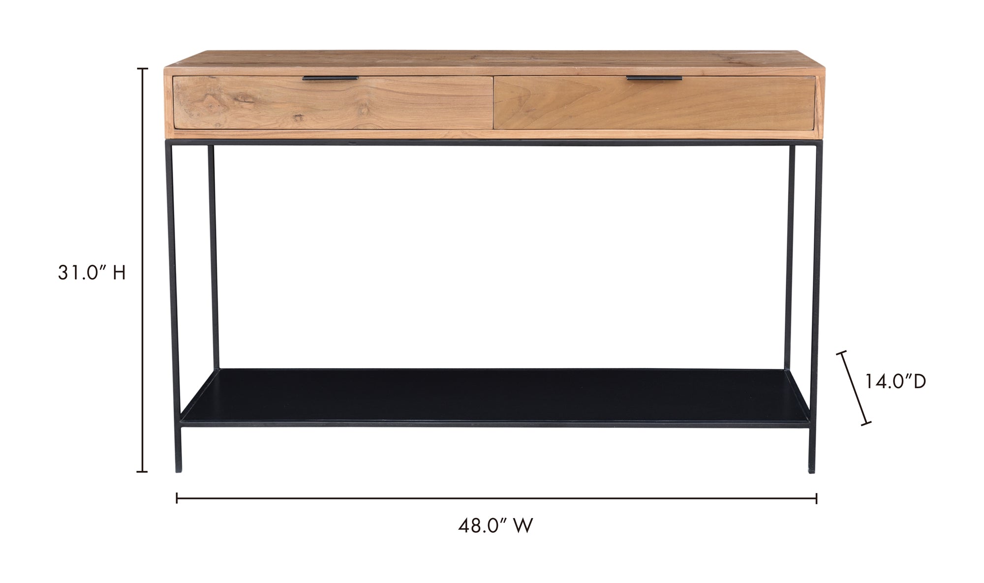Joliet Console Table Natural
