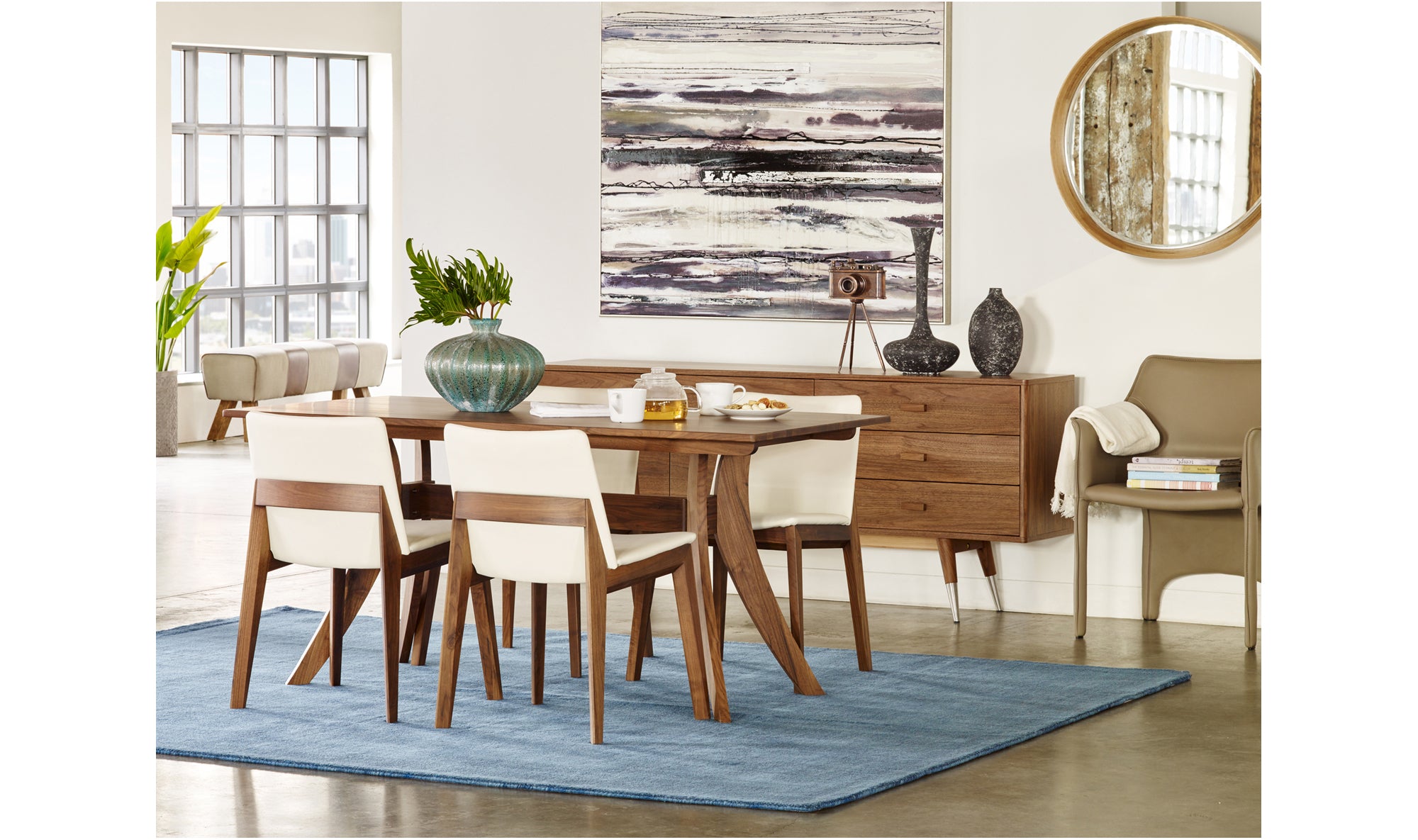 Florence Small Dining Table Brown