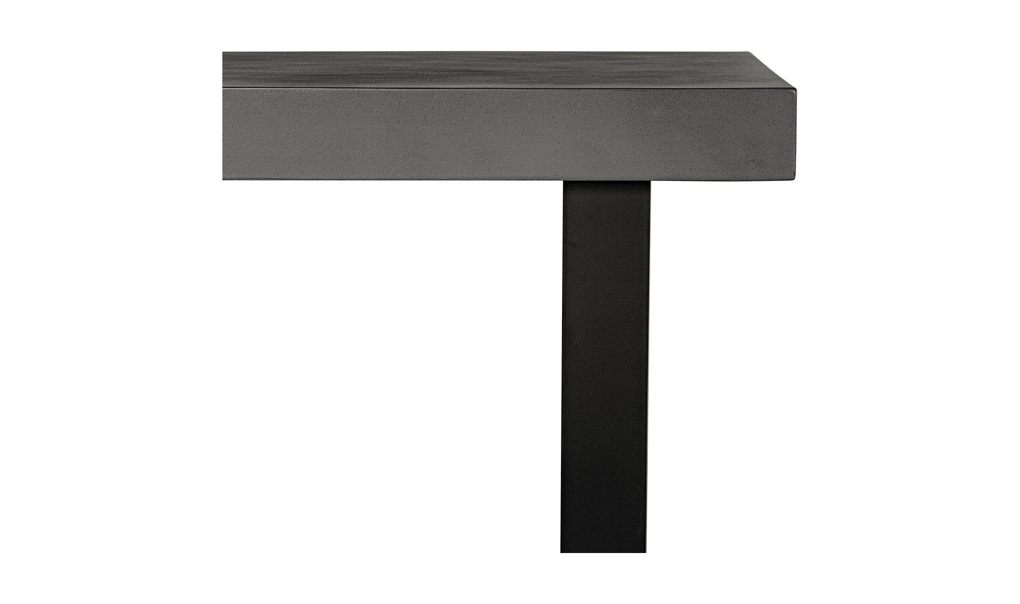 Jedrik Outdoor Dining Table Dark Grey