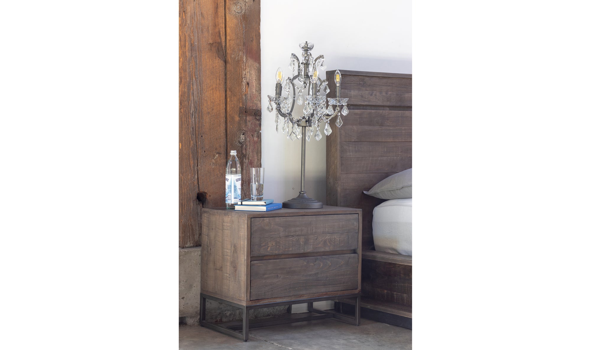 Elena Nightstand Light Brown