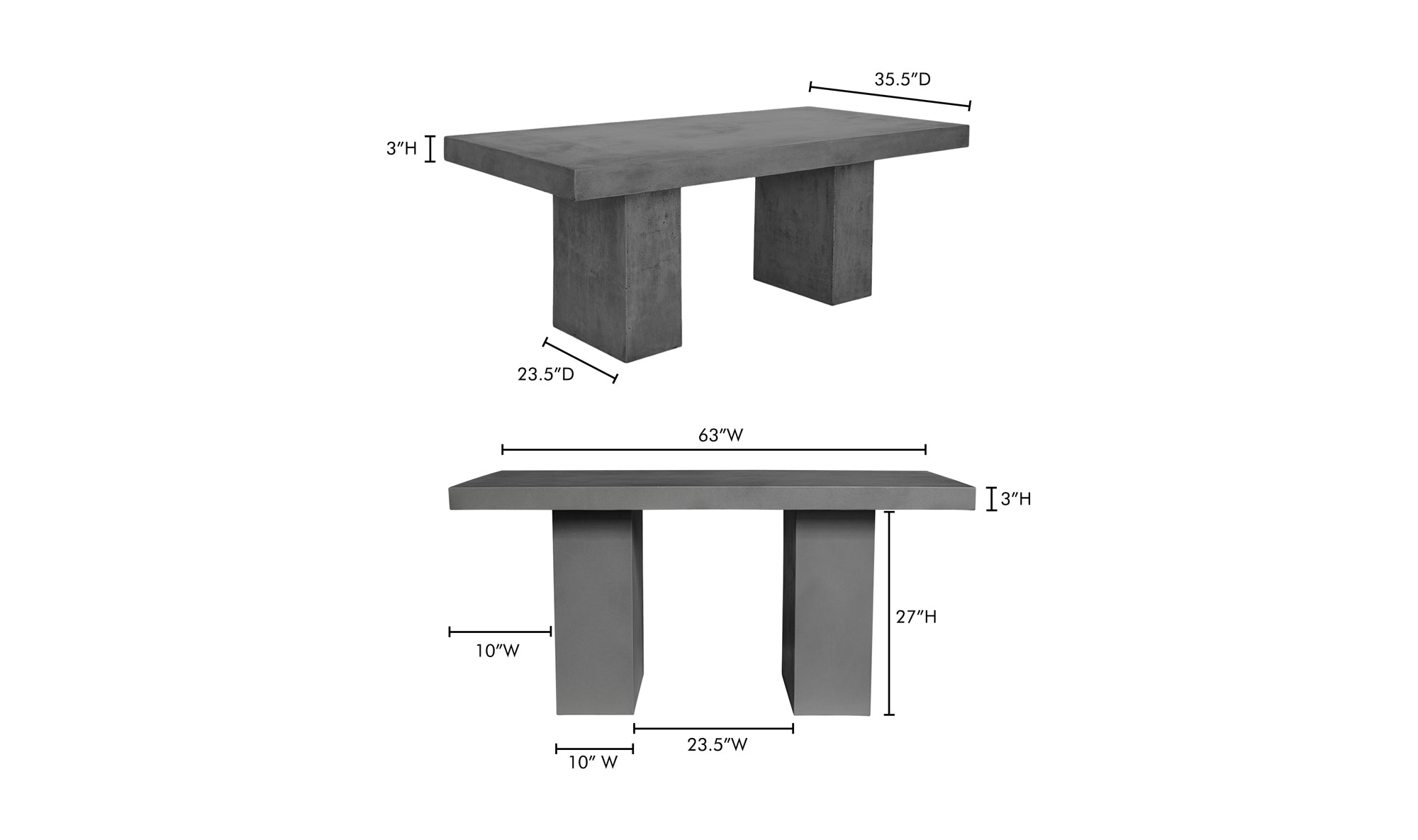 Aurelius 2 Outdoor Dining Table