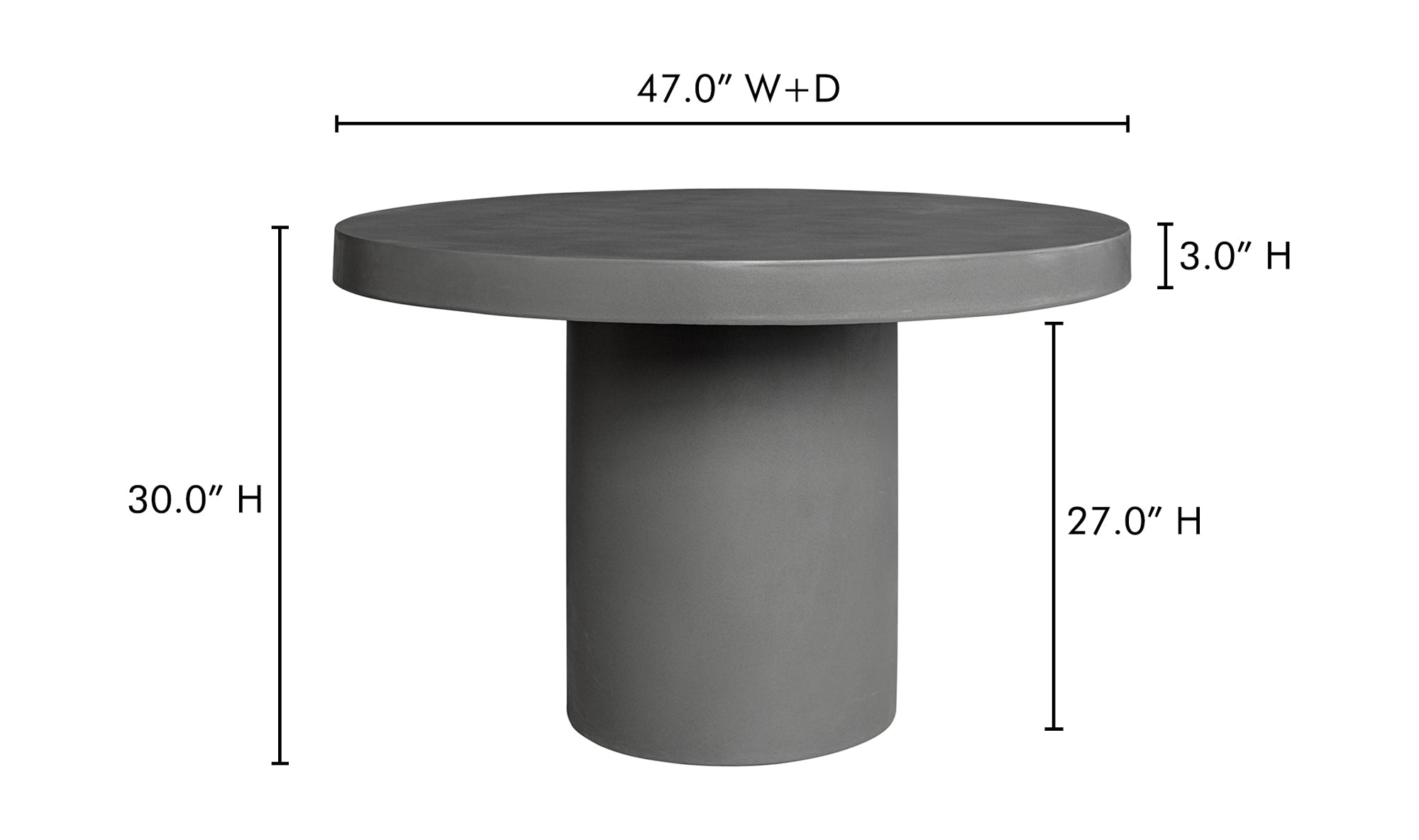Cassius Round Outdoor Dining Table