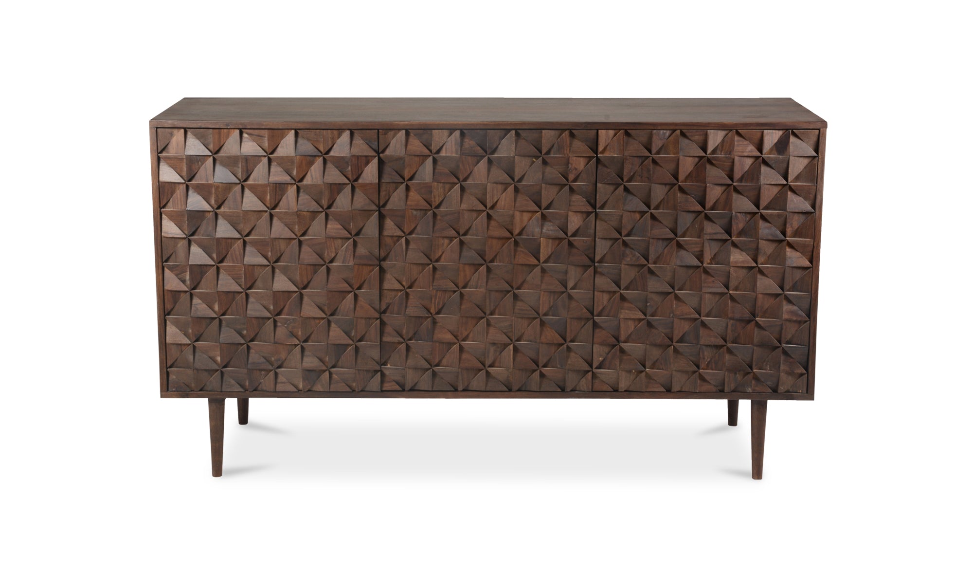 Pablo 3 Door Sideboard Dark Brown