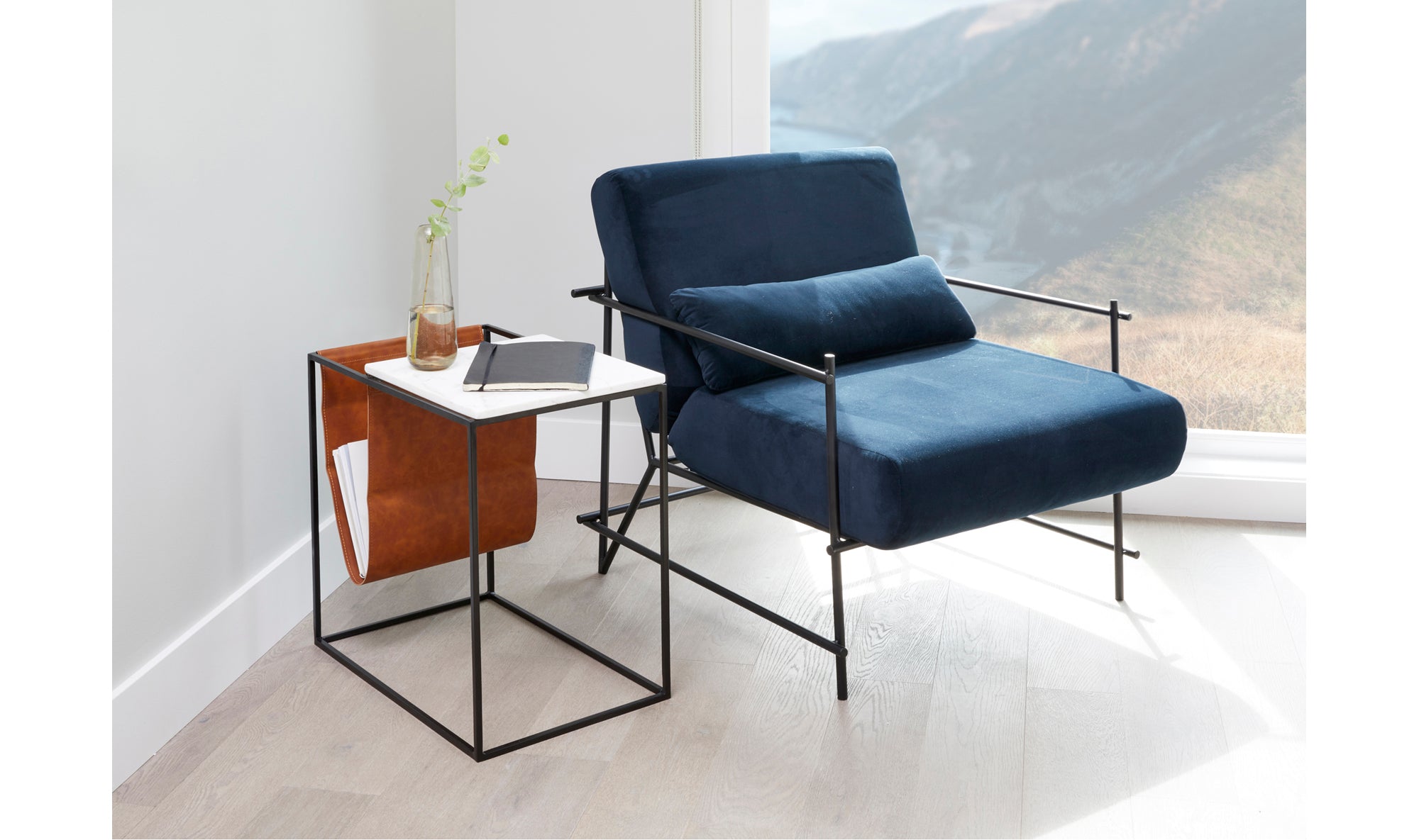 Cave Magazine Rack Brown