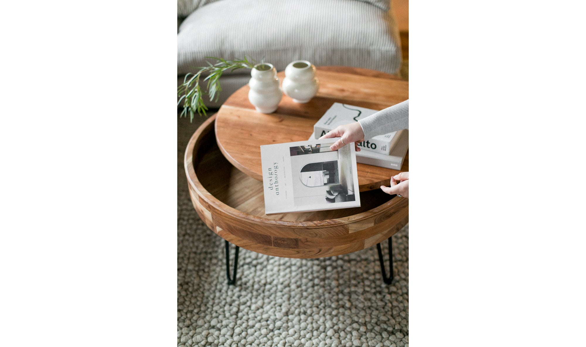 Privado Storage Coffee Table Natural