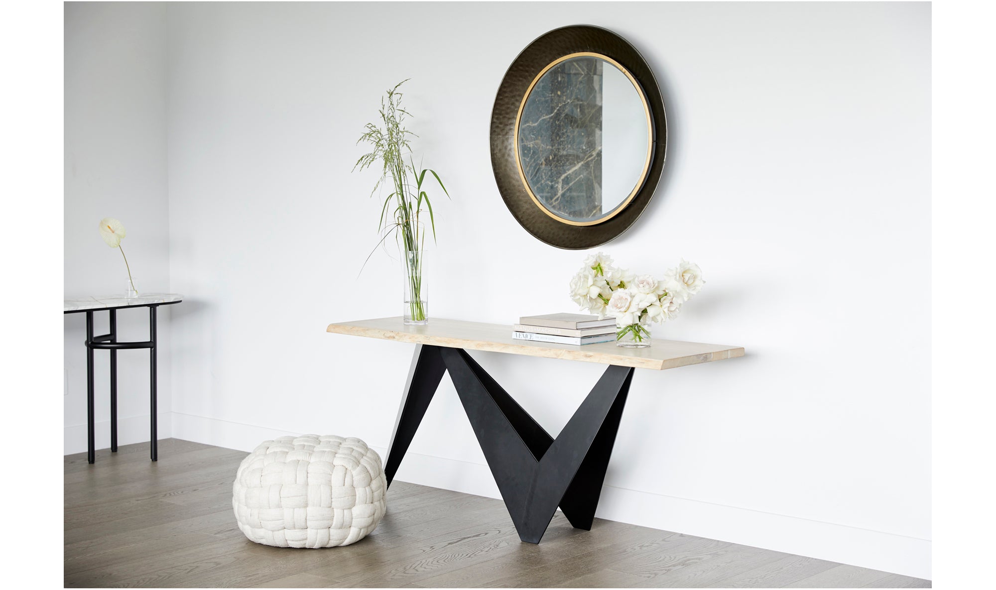 Bird Console Table Natural