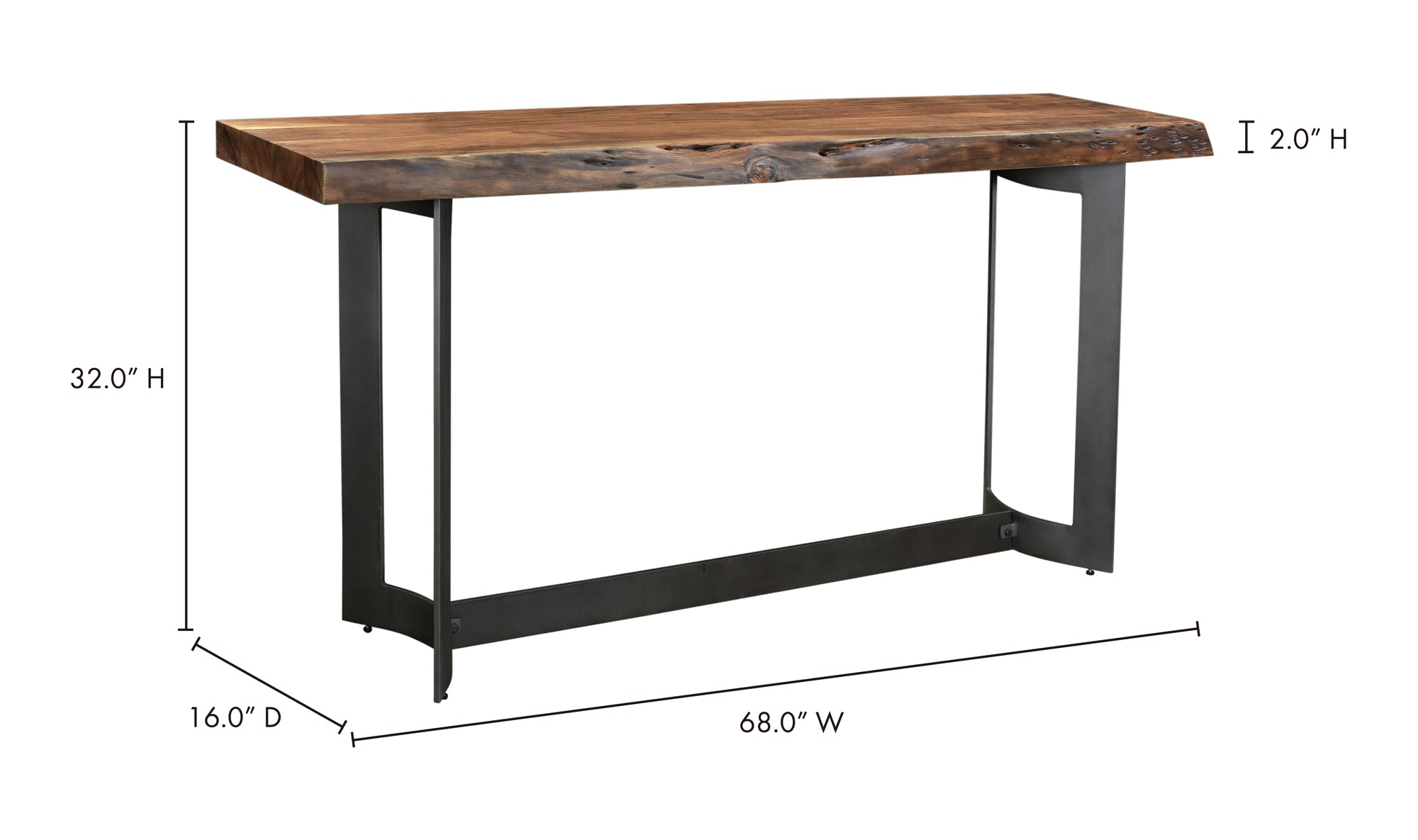 Bent Console Table
