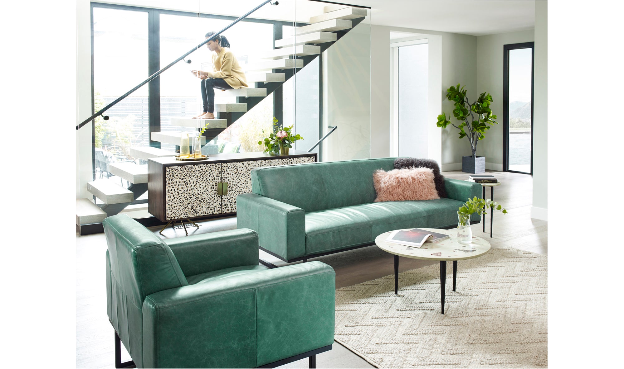 Lamb Fur Pillow Grey