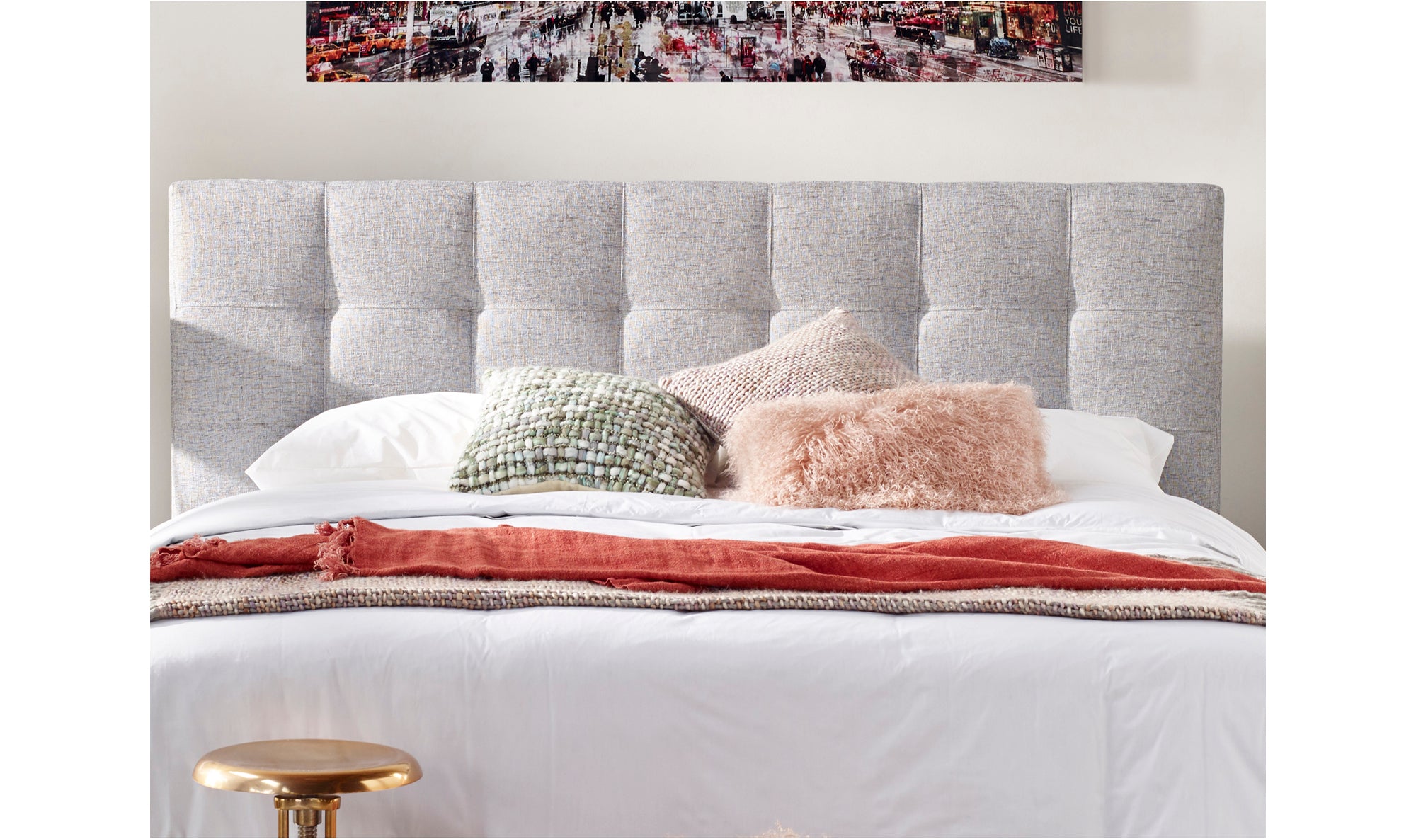 Lamb Fur Pillow Pink