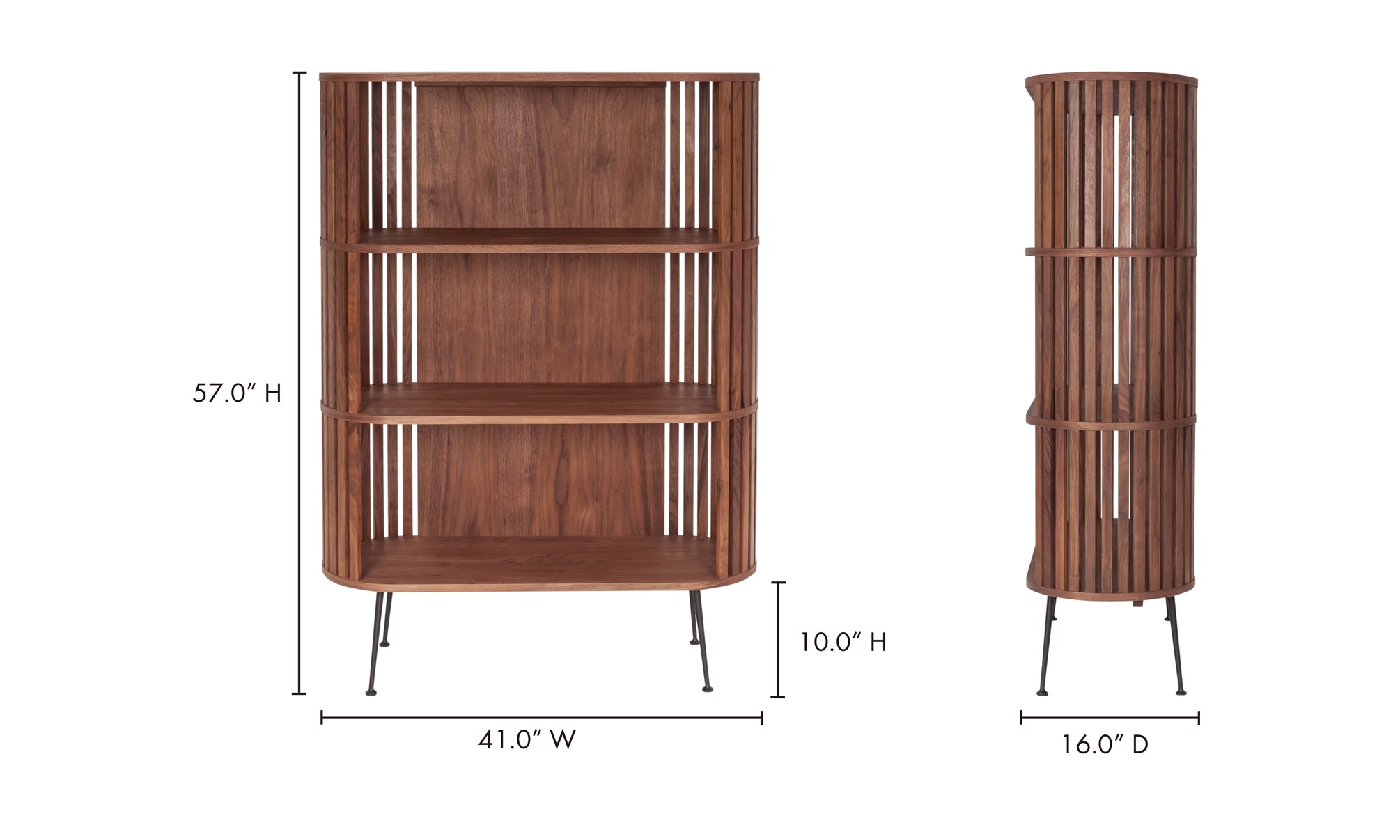 Henrich Bookshelf Light Brown