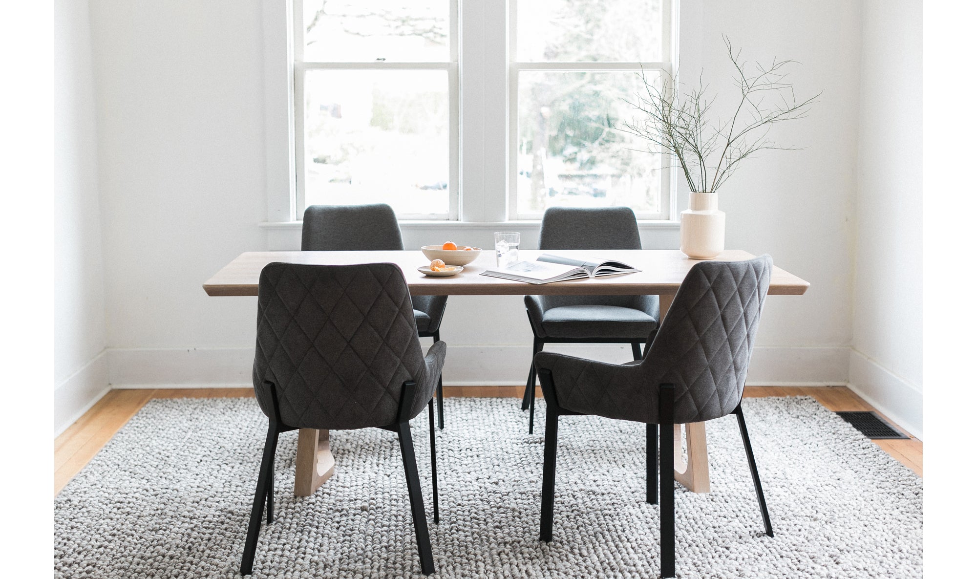 Lloyd Dining Chair Dark Grey - Set Of Two