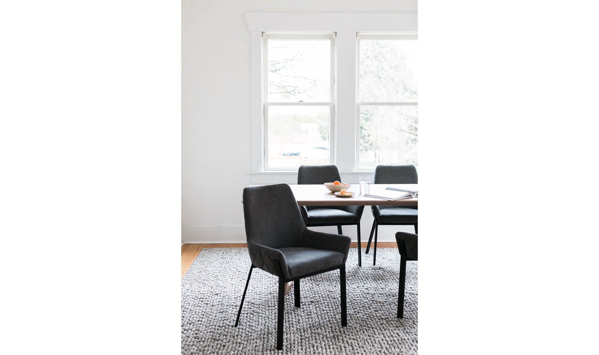 Lloyd Dining Chair Dark Grey - Set Of Two