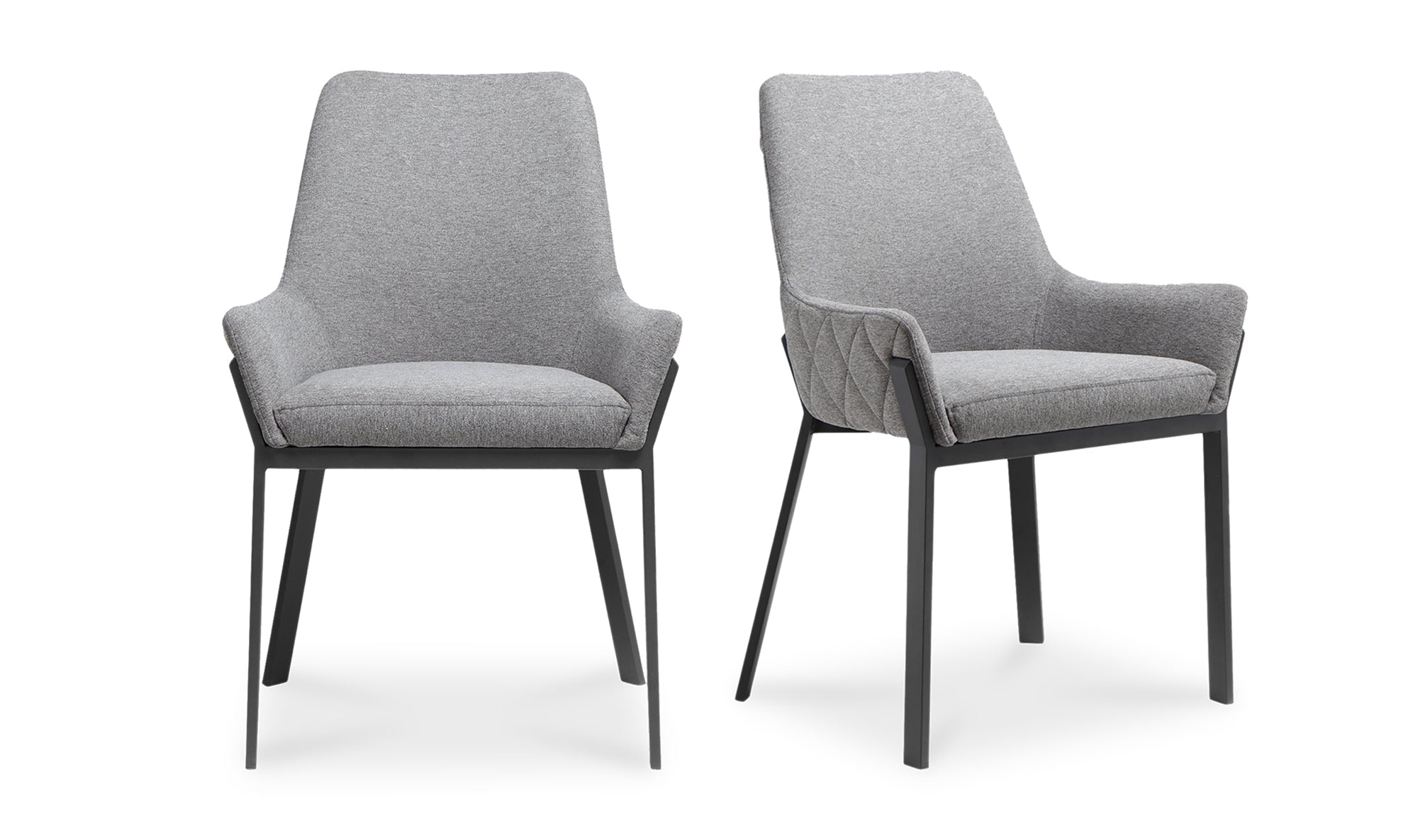 Lloyd Dining Chair Dark Grey - Set Of Two