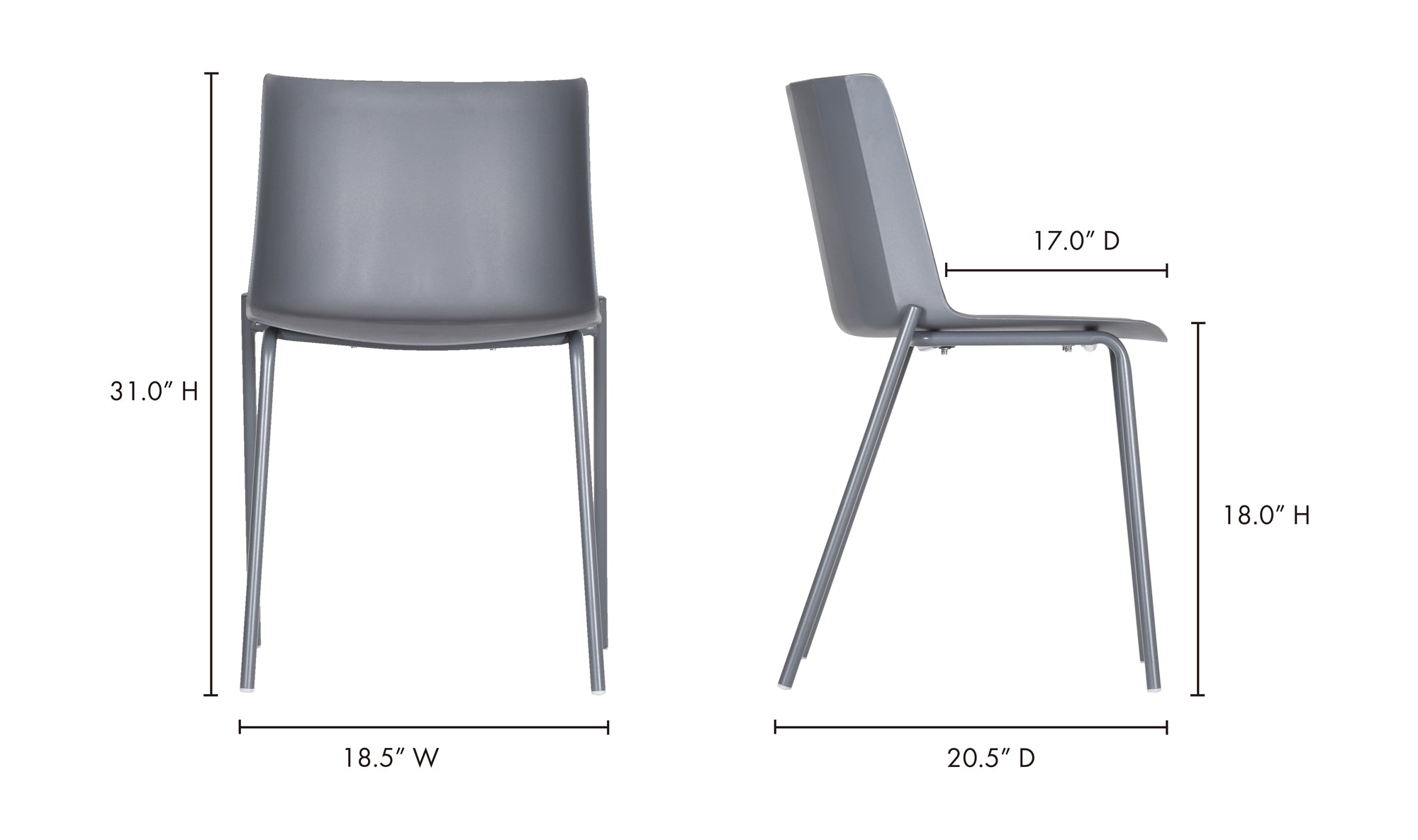 Silla Outdoor Dining Chair - Set Of Two