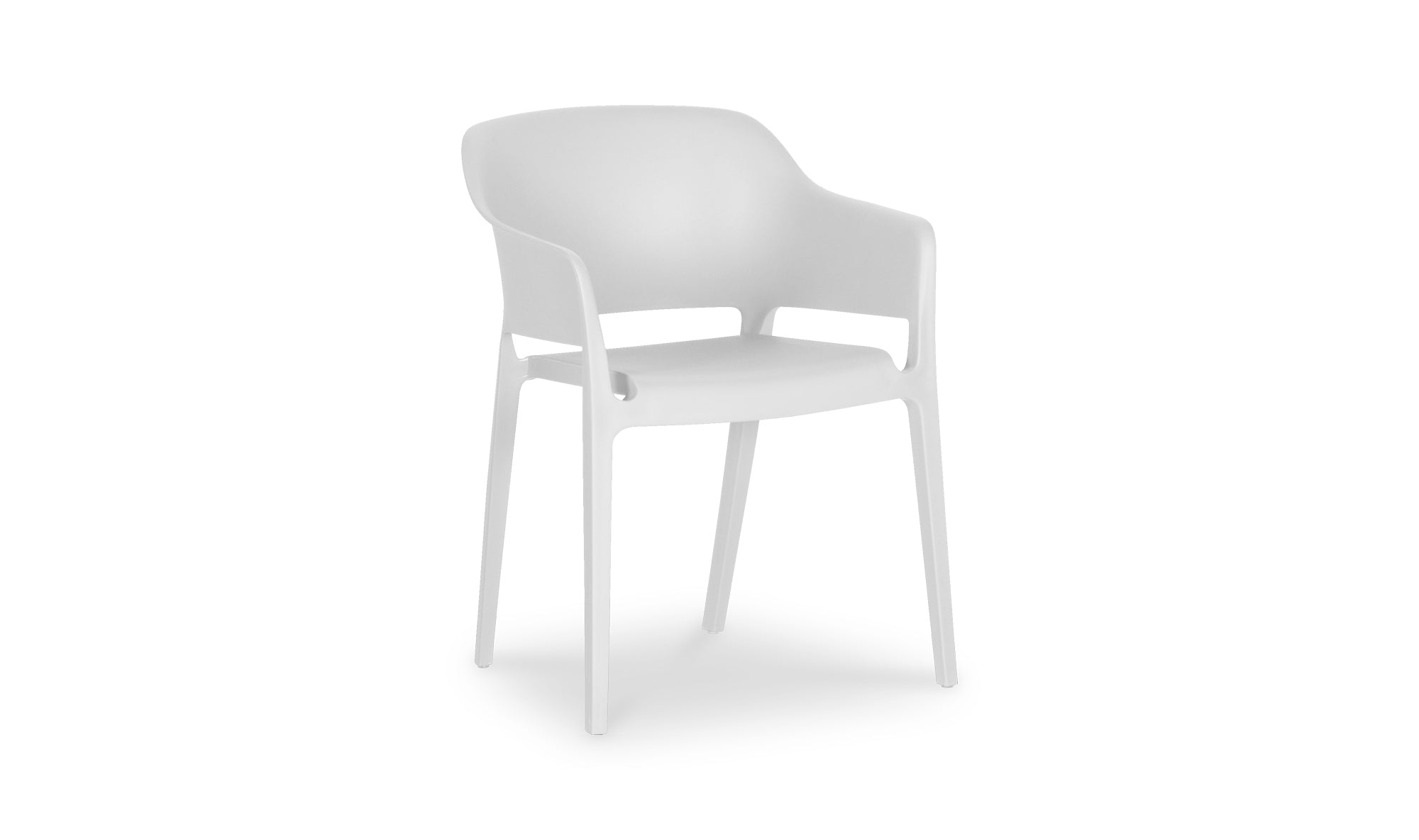 Faro Outdoor Dining Chair White - Set Of Two