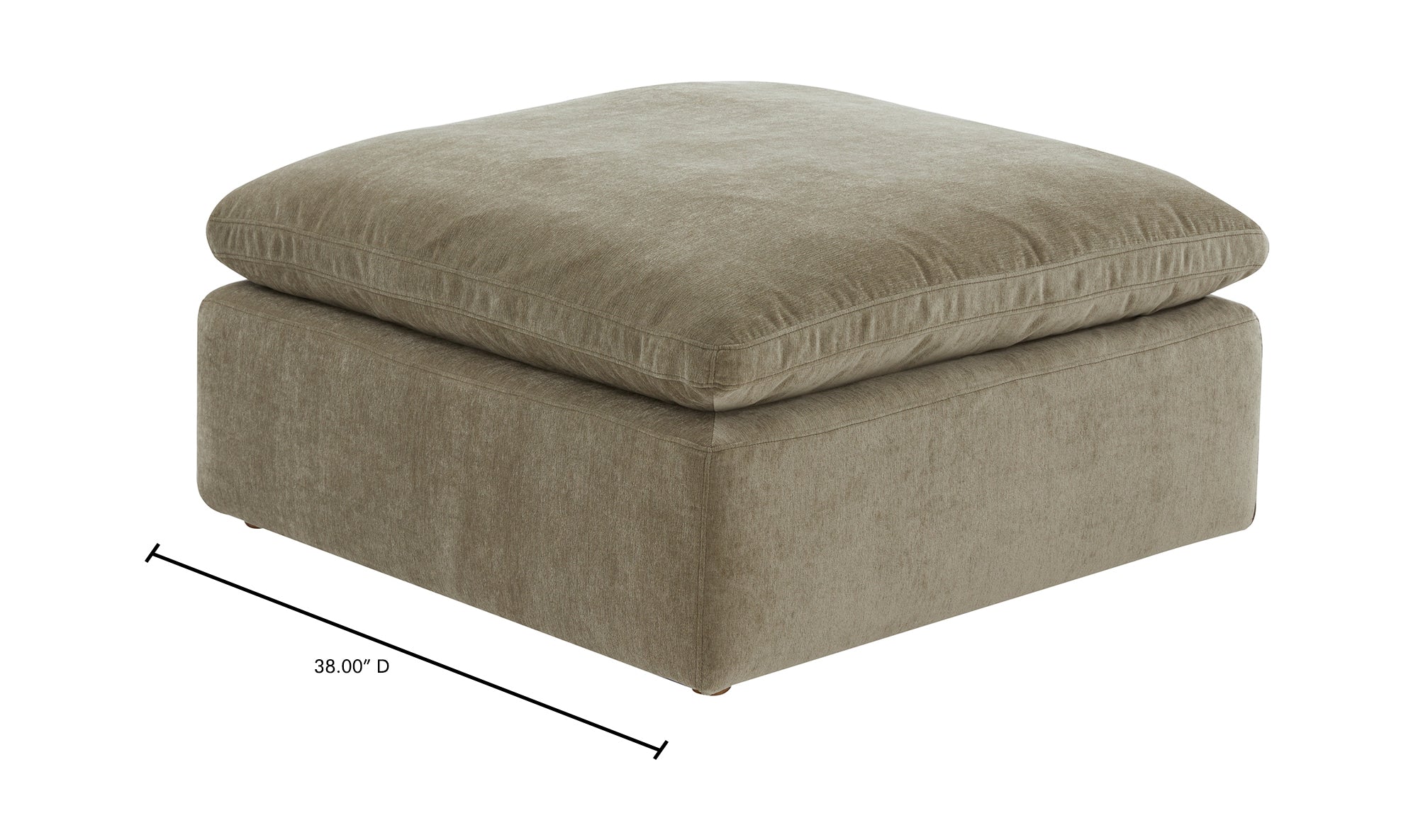 Terra Condo Ottoman Cream White