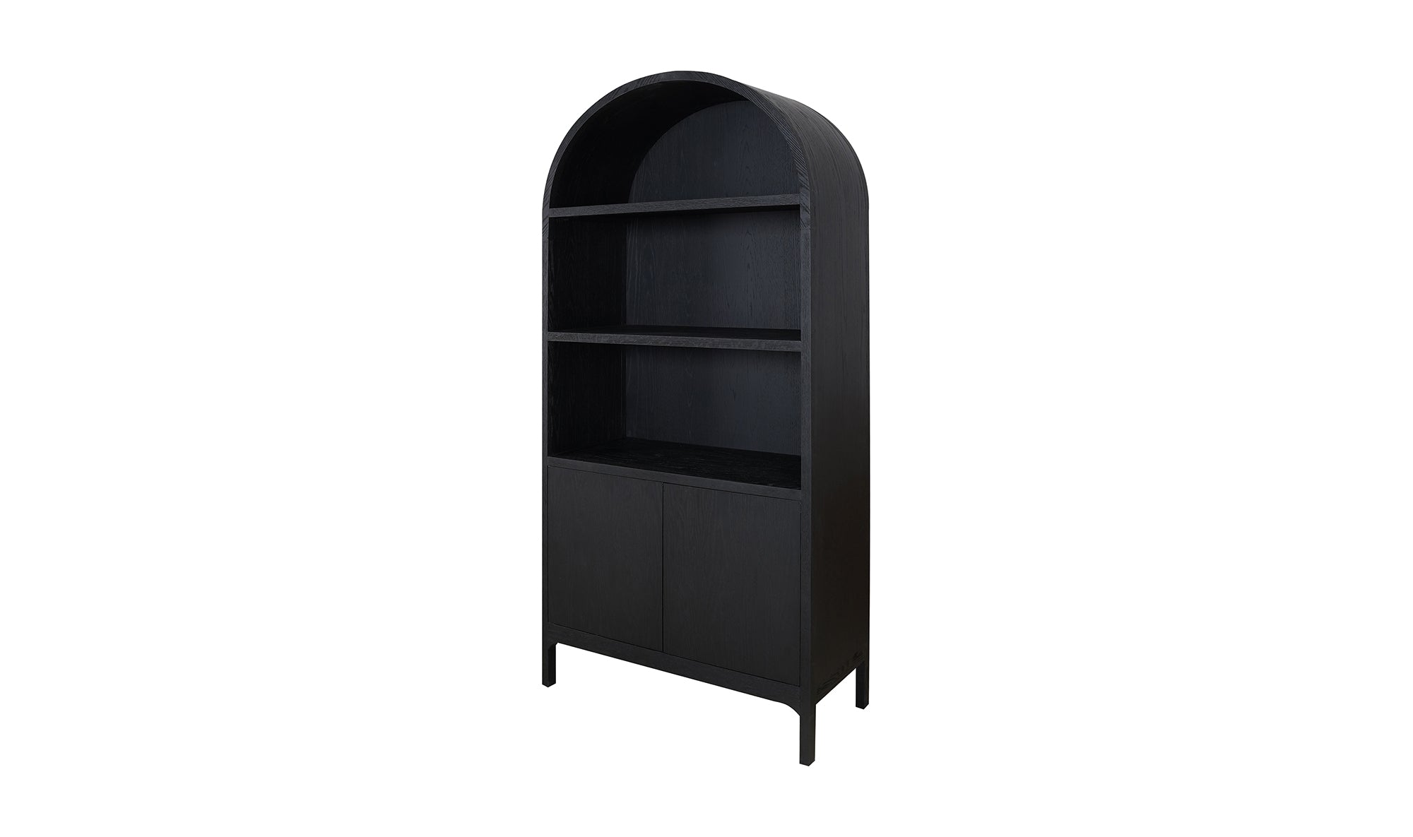 Wilde Display Cabinet Black Oak