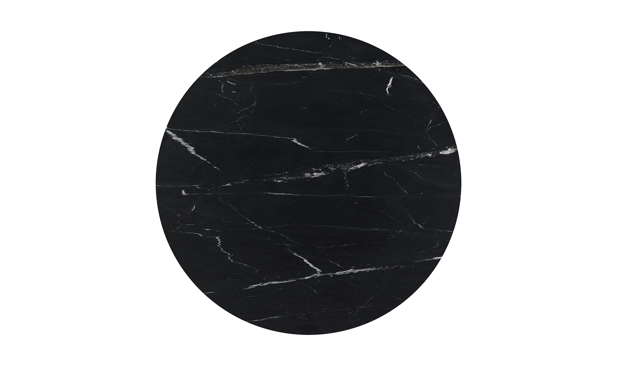 Tower Dining Table Black Marble