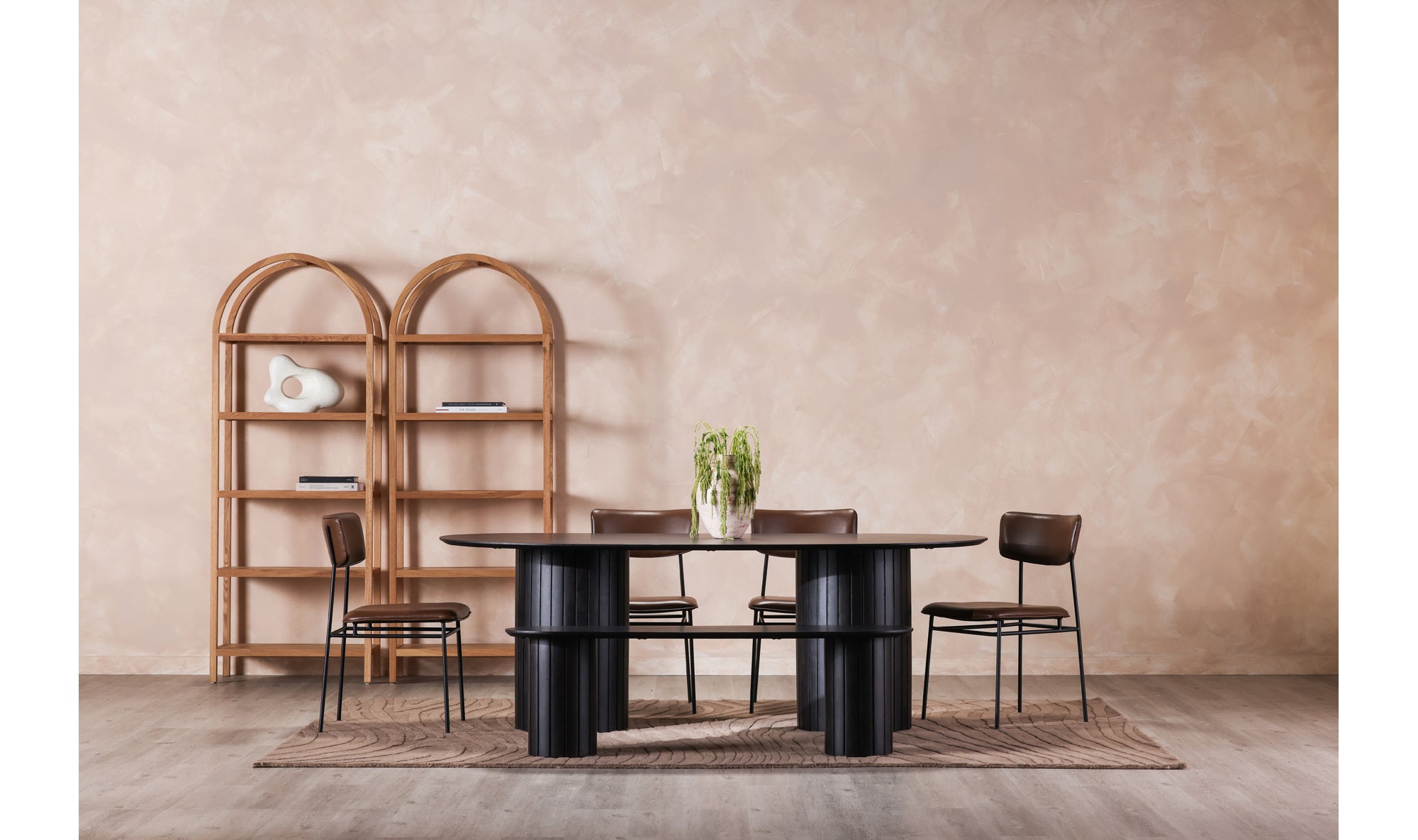 Povera Dining Bench Black