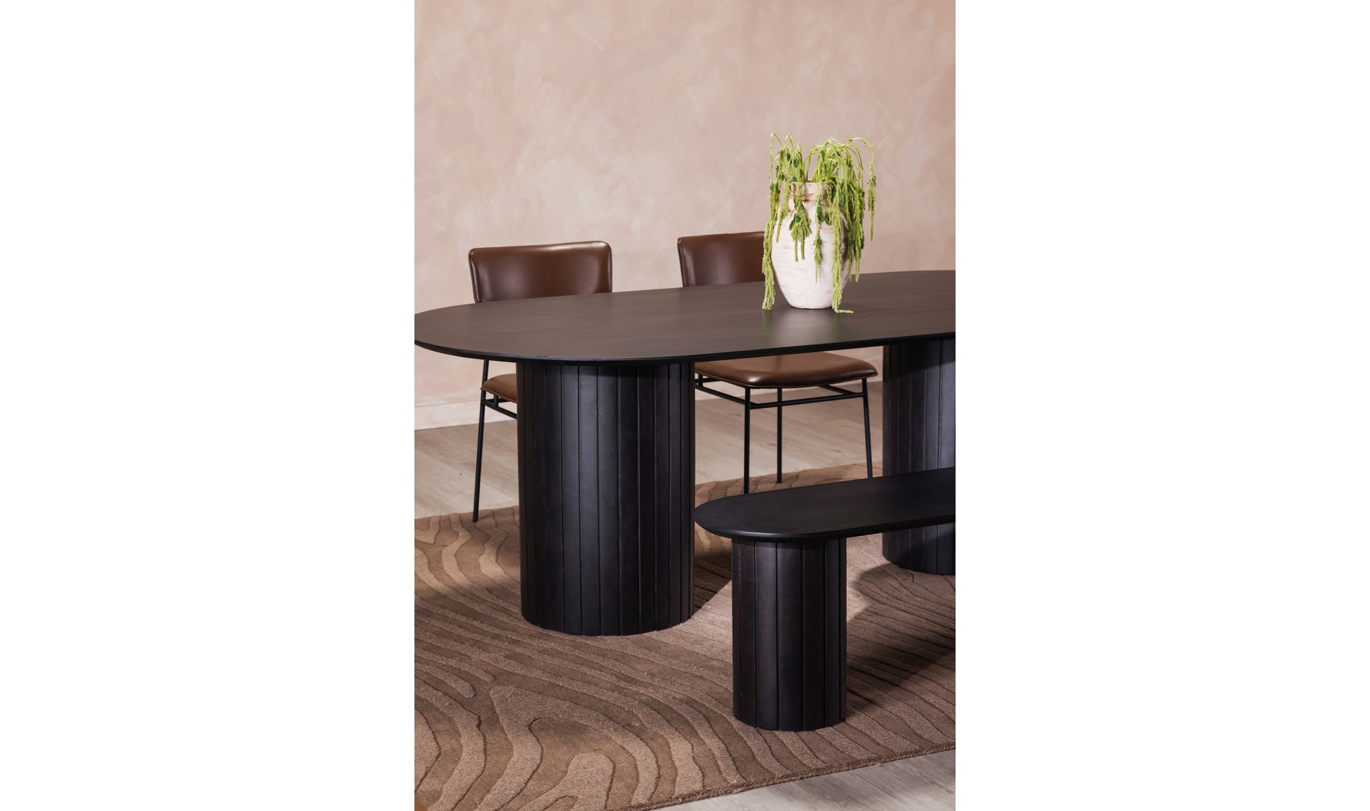 Povera Dining Bench Black