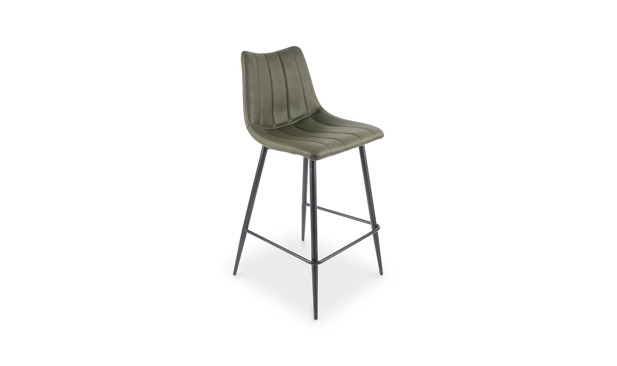Alibi Counter Stool Dark Green-Set of Two