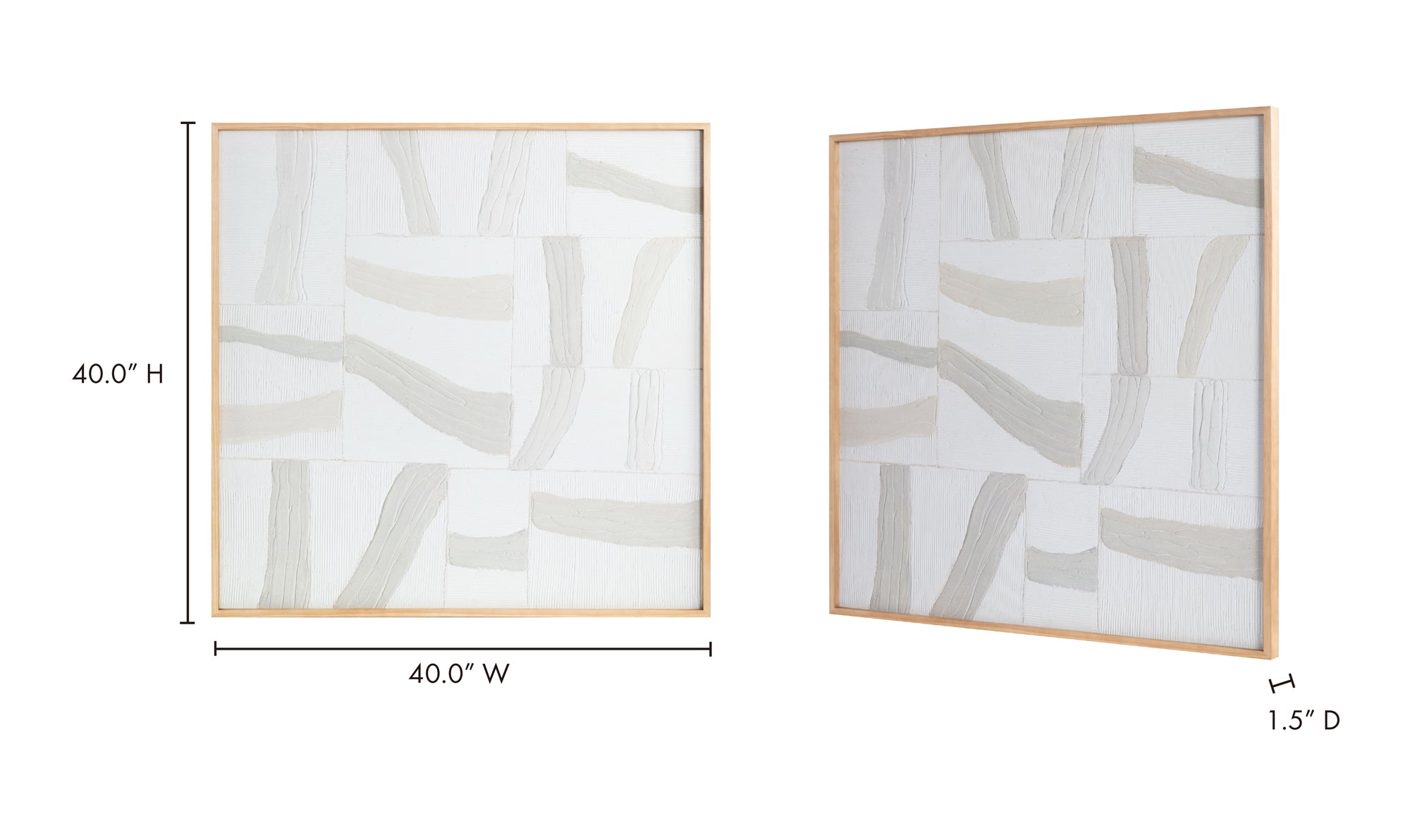 Configured Framed Painting