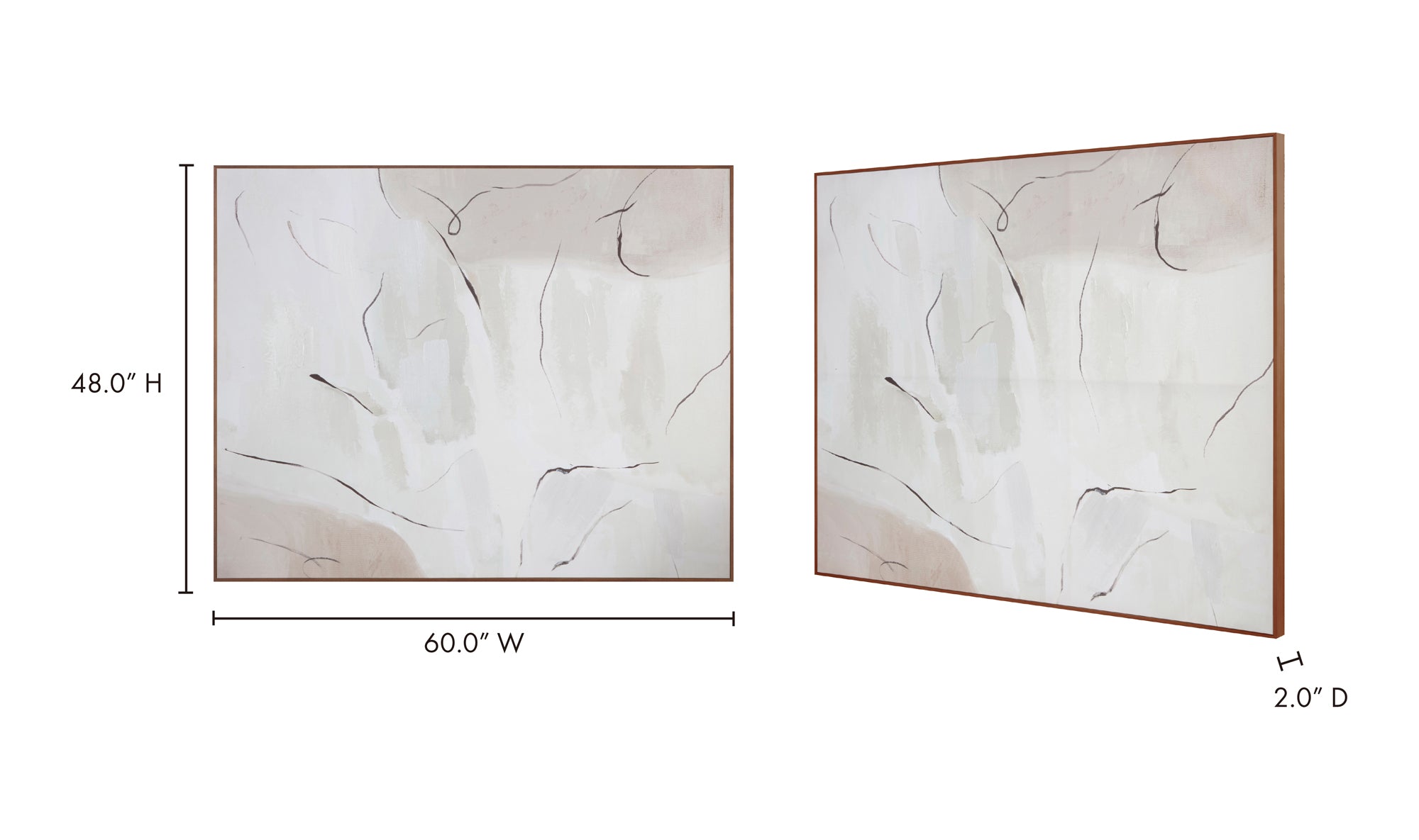 Impression Framed Painting Terra Palette