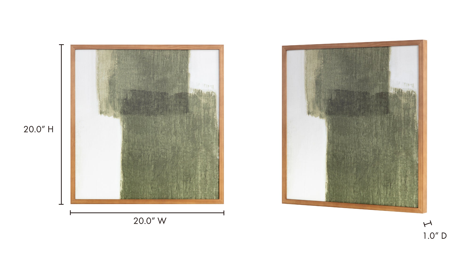 Brush Framed Painting