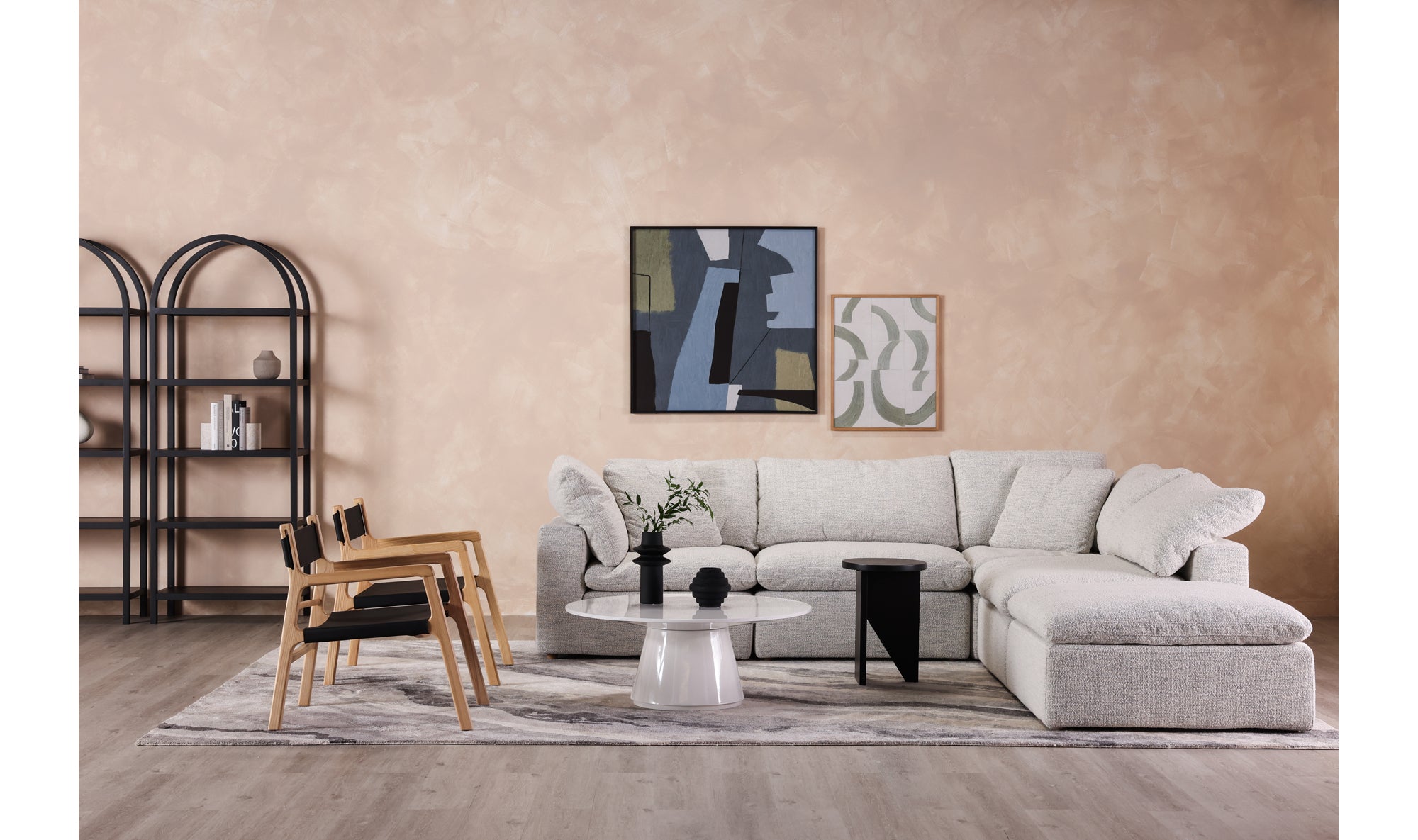 Terra Condo Ottoman Cream White