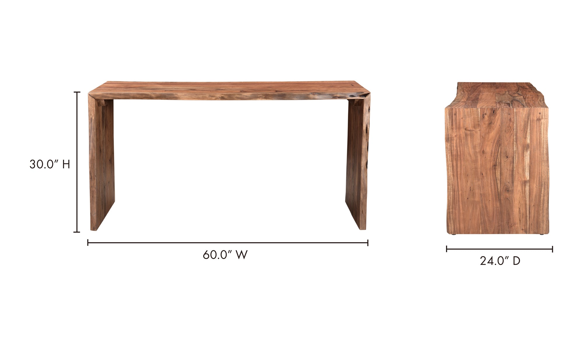 Tyrell Desk Natural Stain