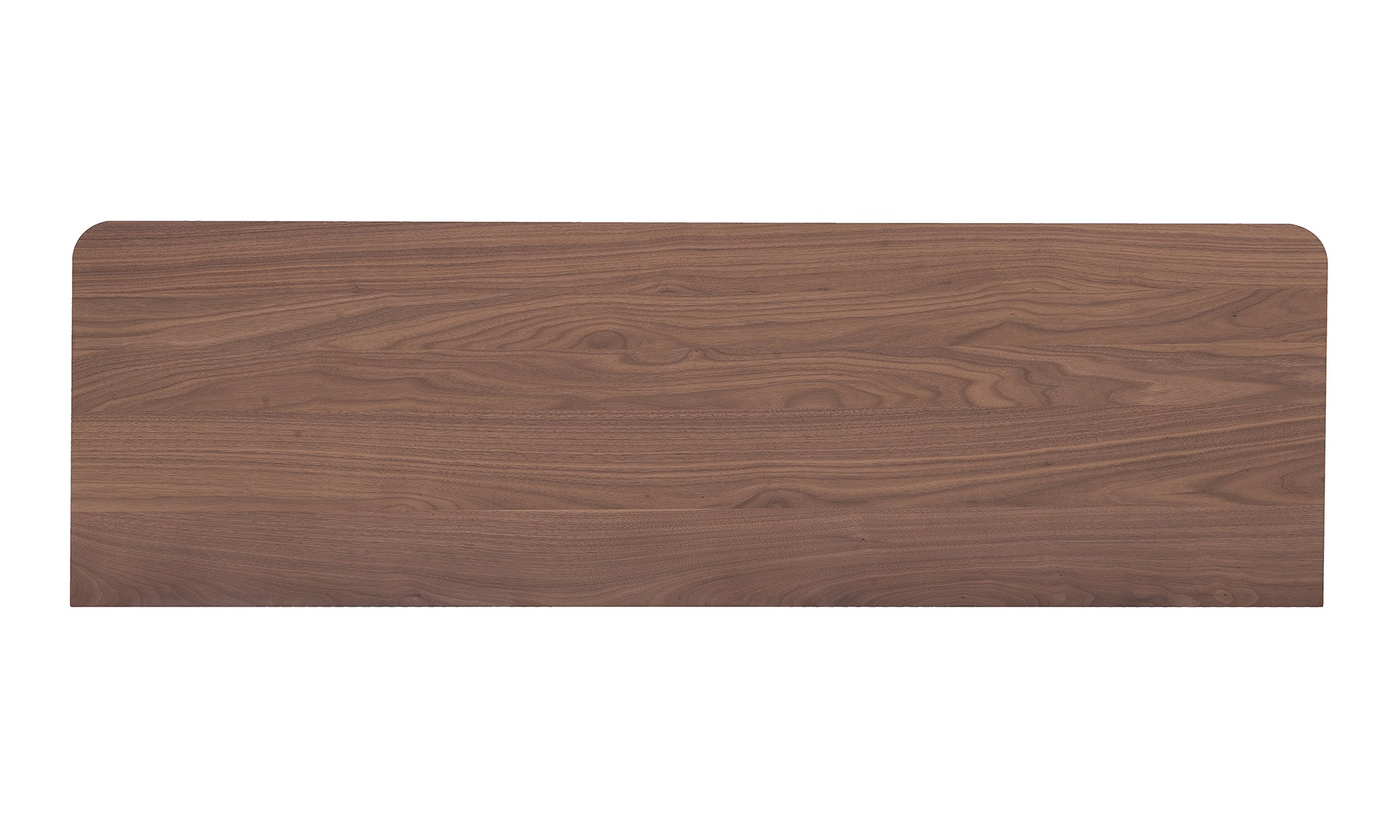 Round Off Dresser Walnut Brown