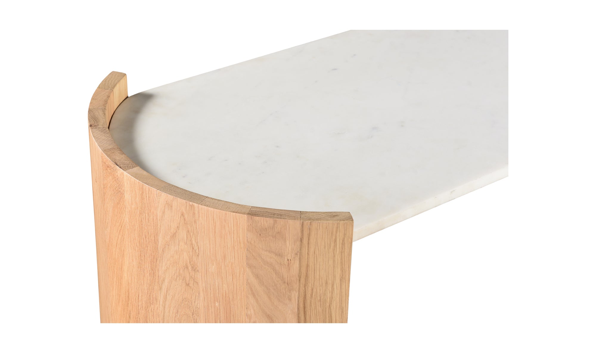 Dala Console Table White